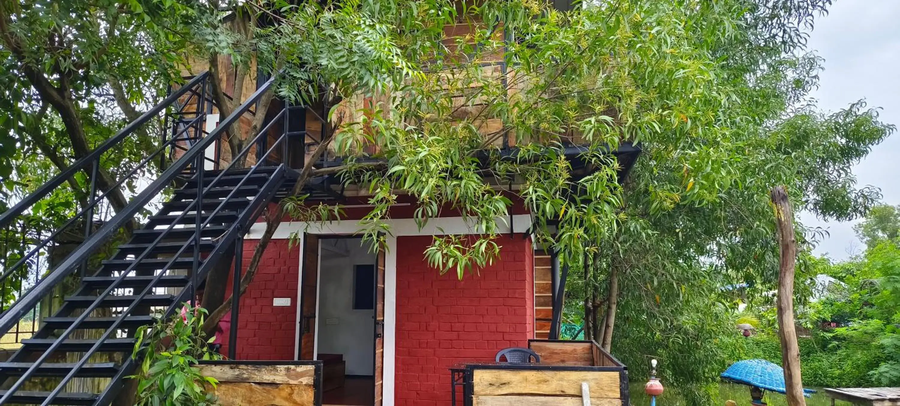 Deluxe Double Room with Balcony - single occupancy in Panchobon Art Resort Deluxe Double Room with Balcony - single occupancy in Panchobon Art Resort