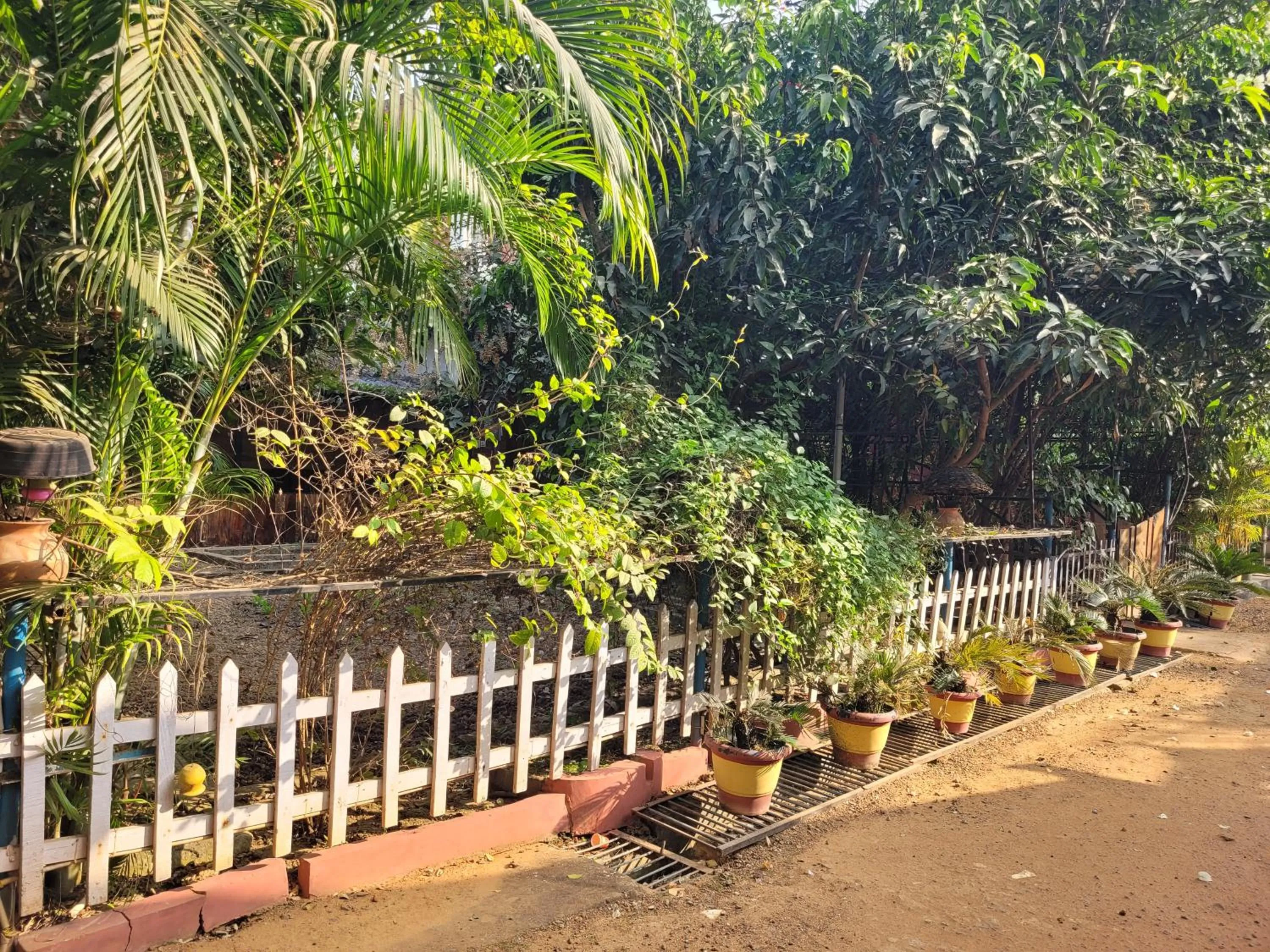 Garden view in Panchobon Art Resort
