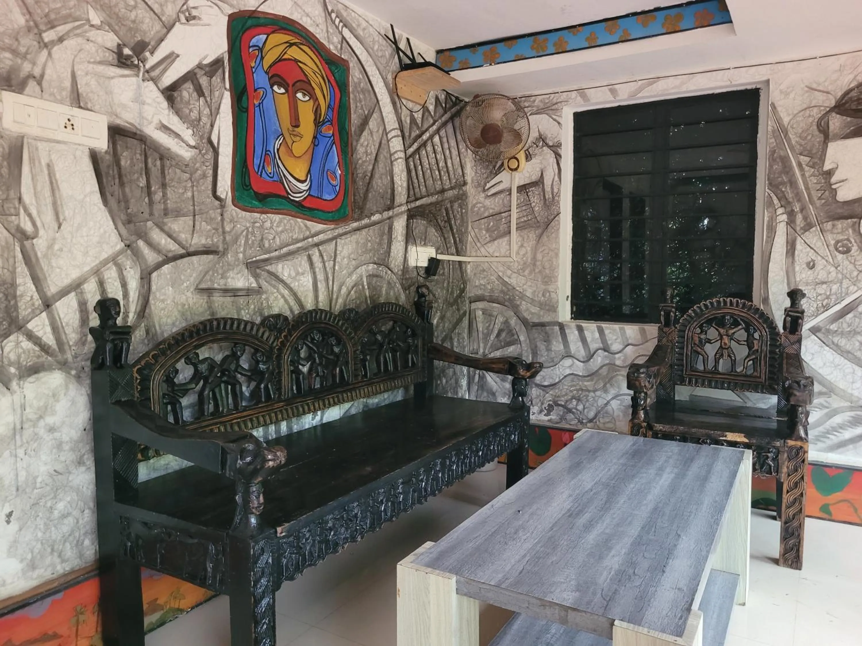 Dining area in Panchobon Art Resort