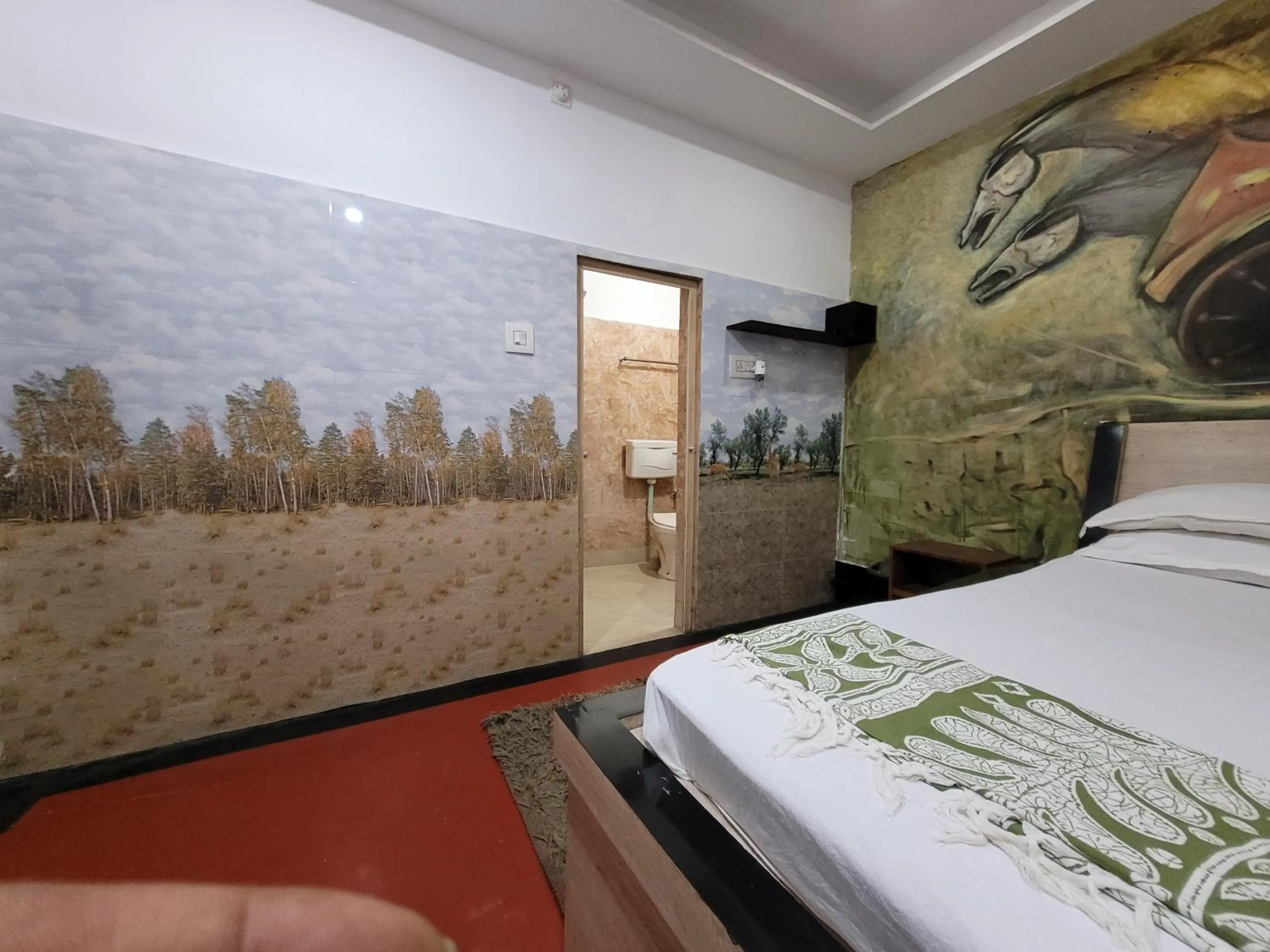 Bedroom, Bed in Panchobon Art Resort