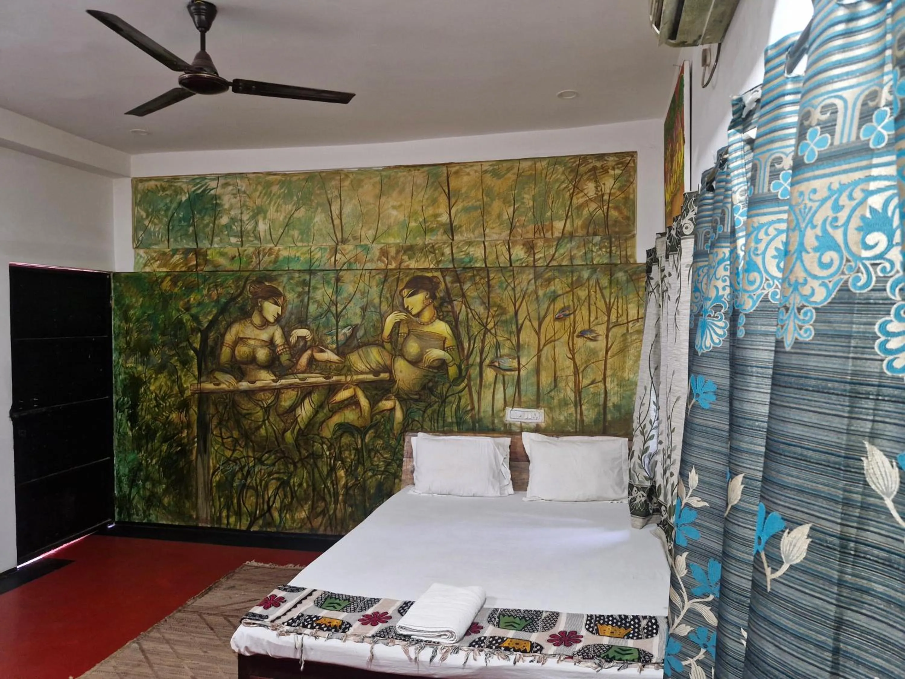 View (from property/room), Bed in Panchobon Art Resort