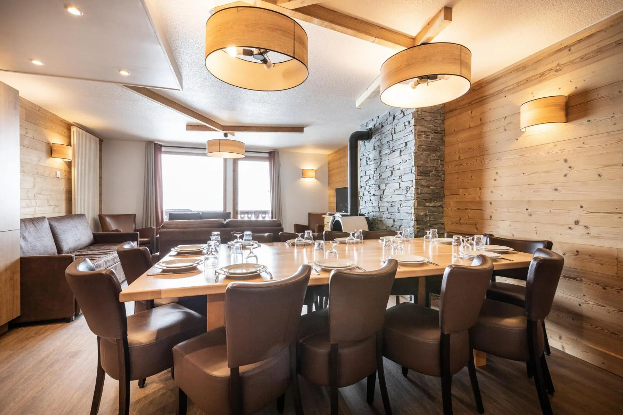 Living room in Résidence Les Balcons de Val Chavière