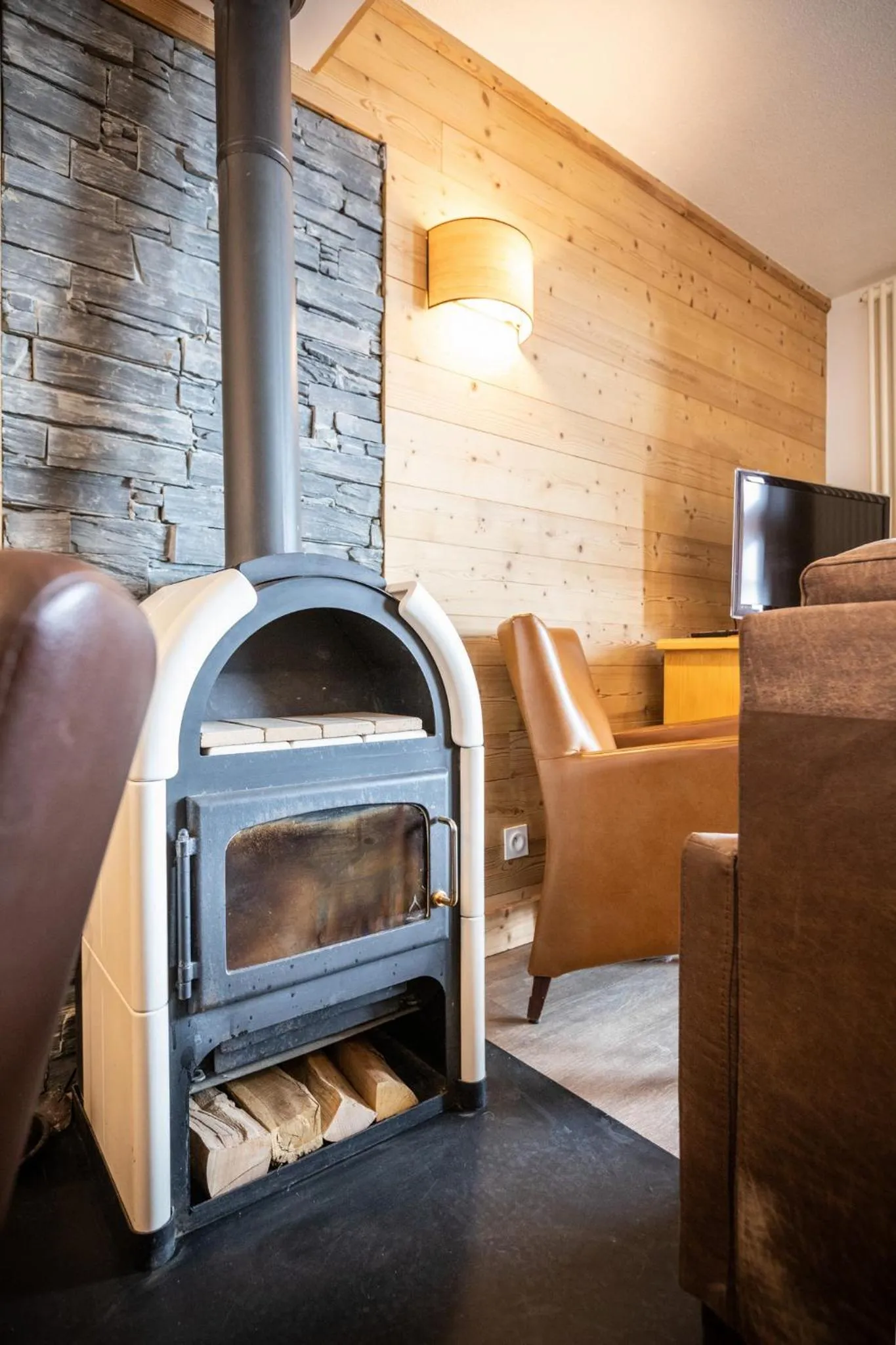 Living room in Résidence Les Balcons de Val Chavière