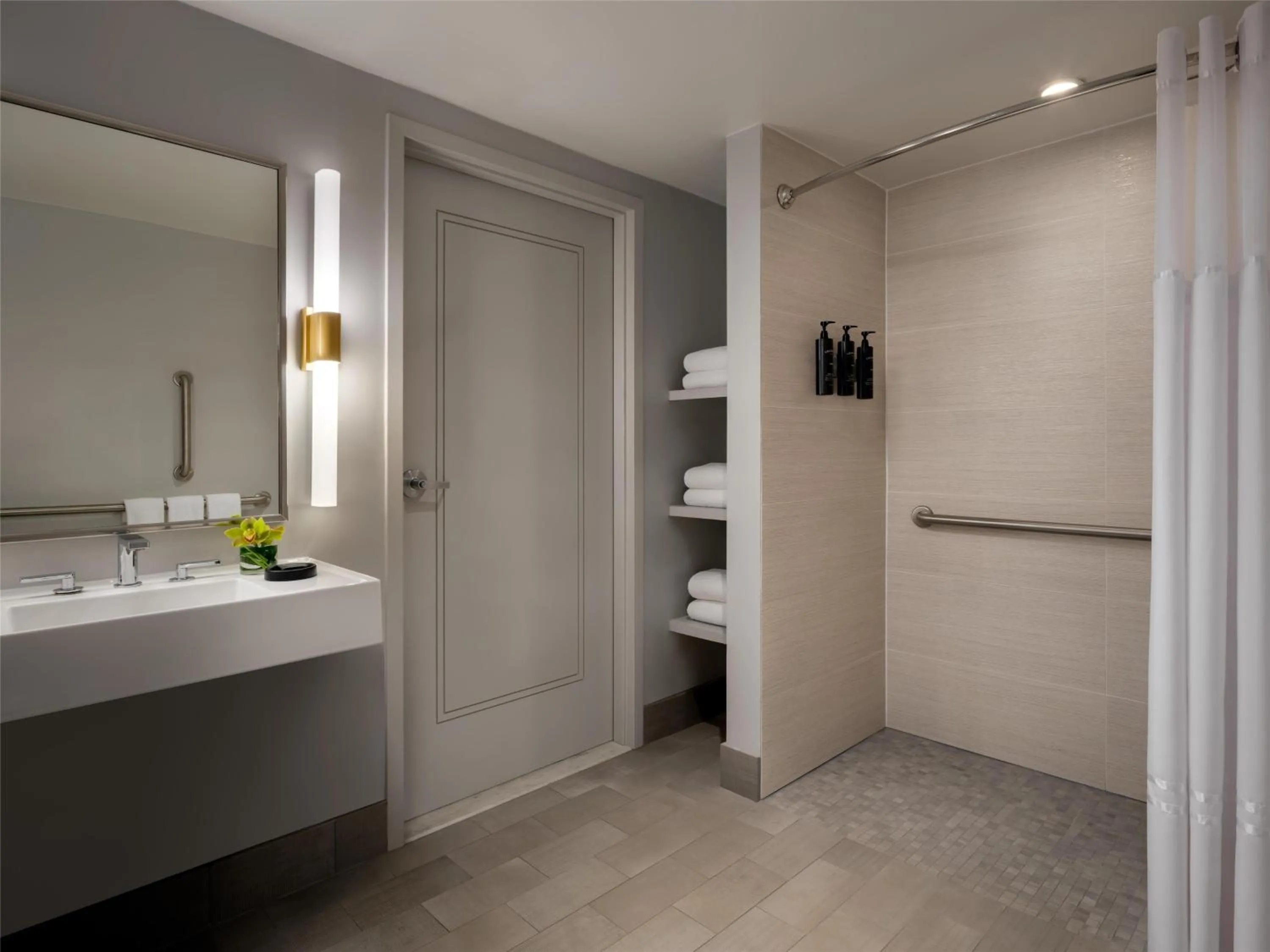 Shower in The Starling Atlanta Midtown, Curio Collection by Hilton