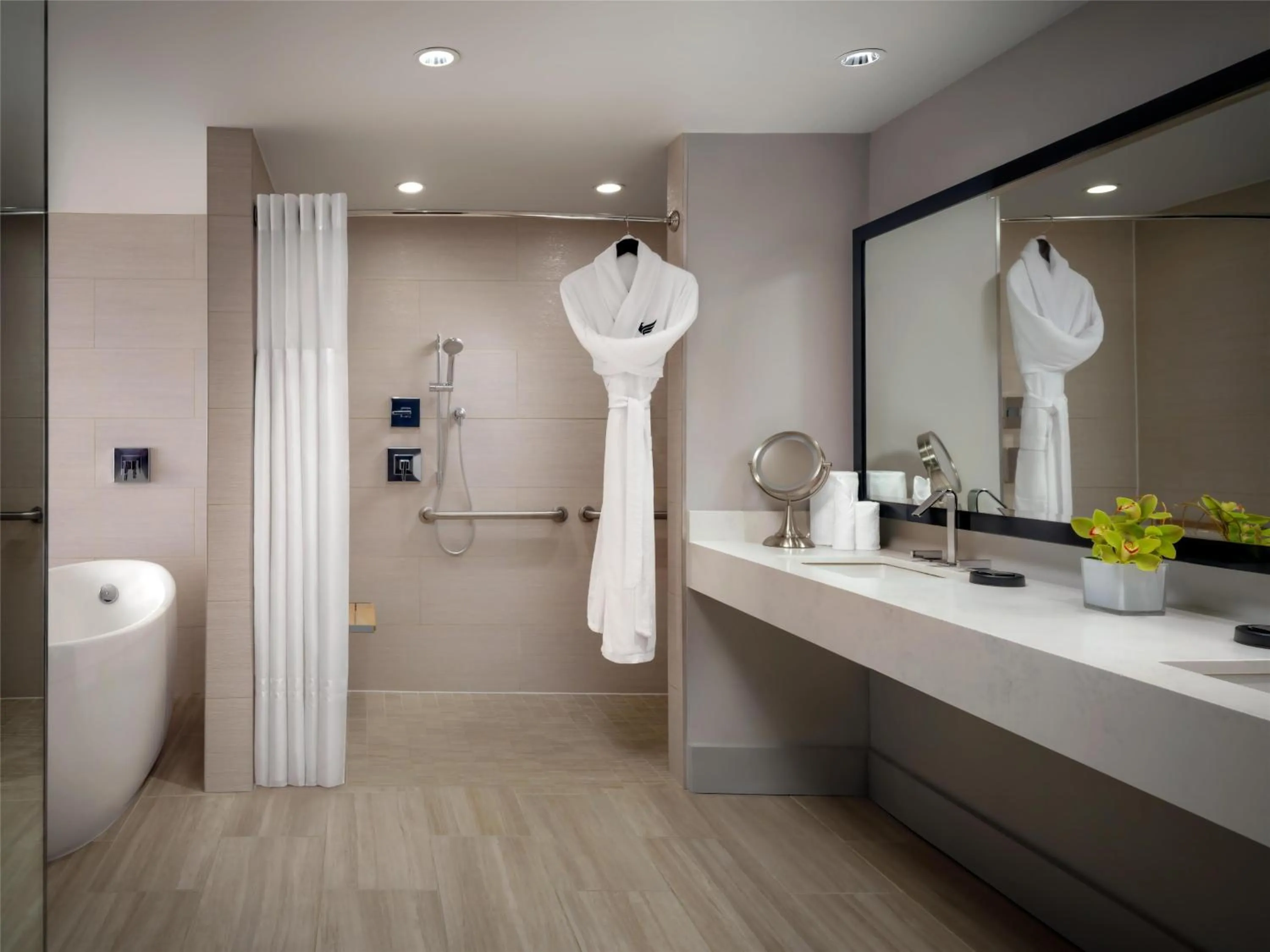 Shower in The Starling Atlanta Midtown, Curio Collection by Hilton