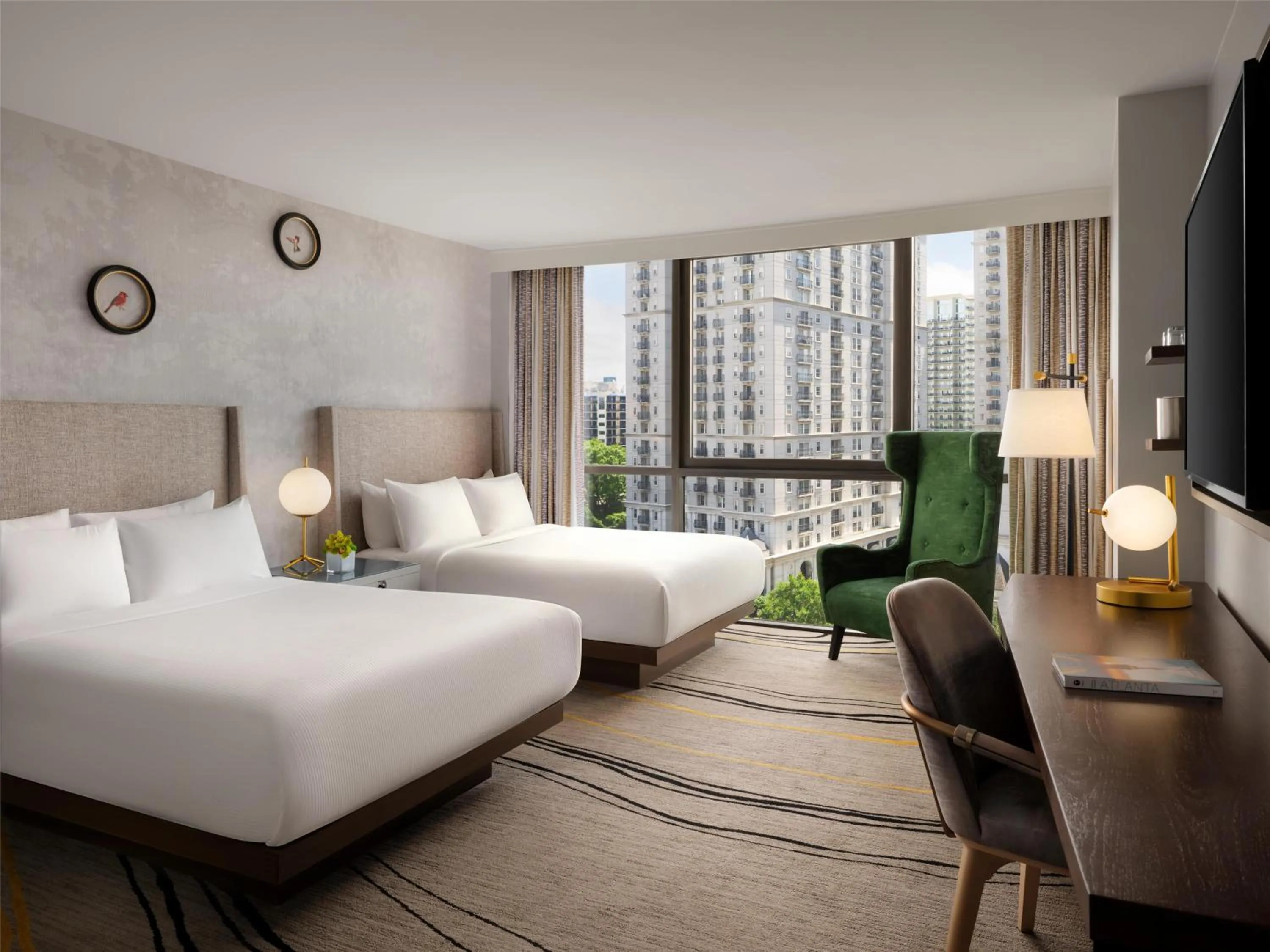 Bed in The Starling Atlanta Midtown, Curio Collection by Hilton