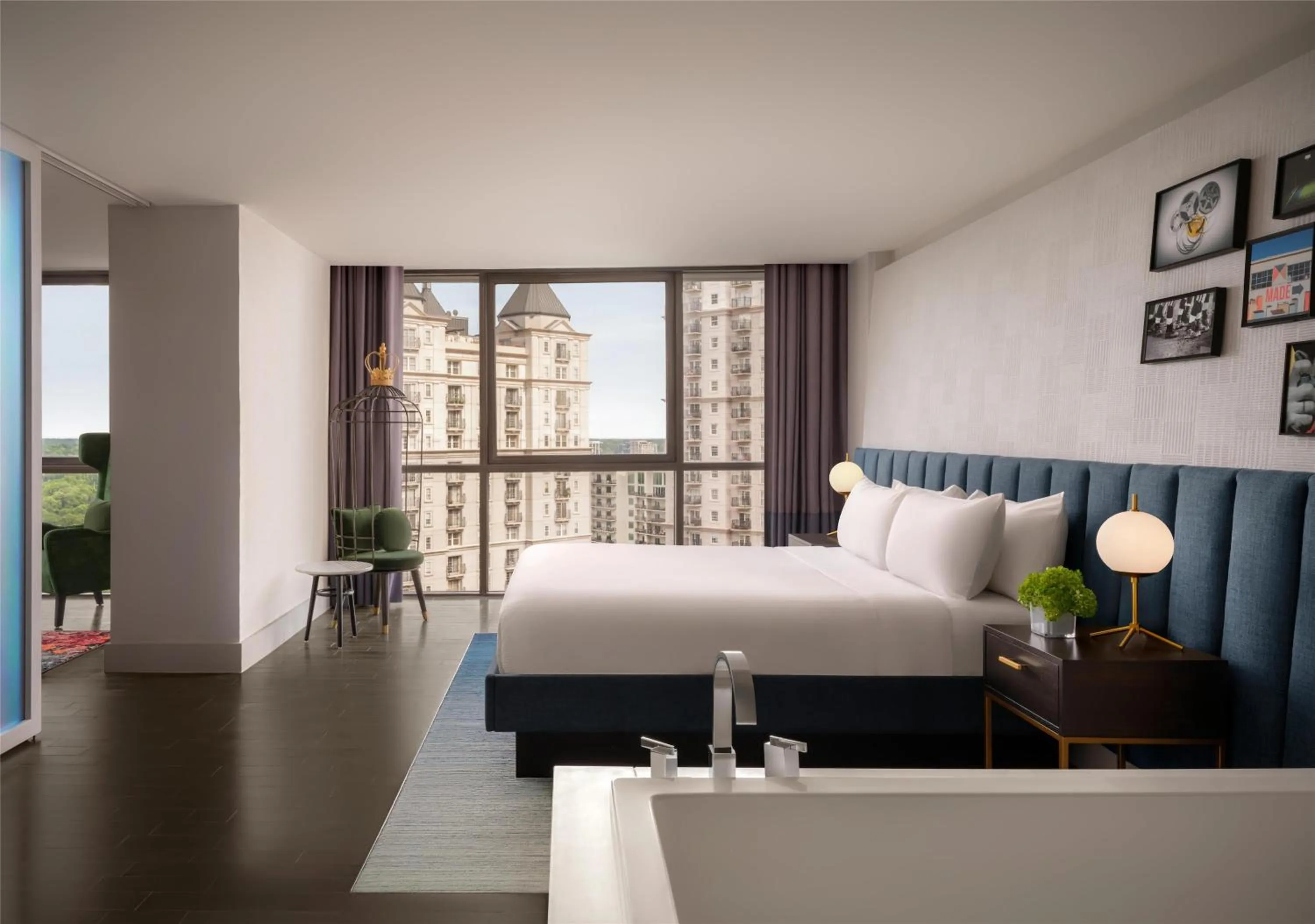 Bed in The Starling Atlanta Midtown, Curio Collection by Hilton