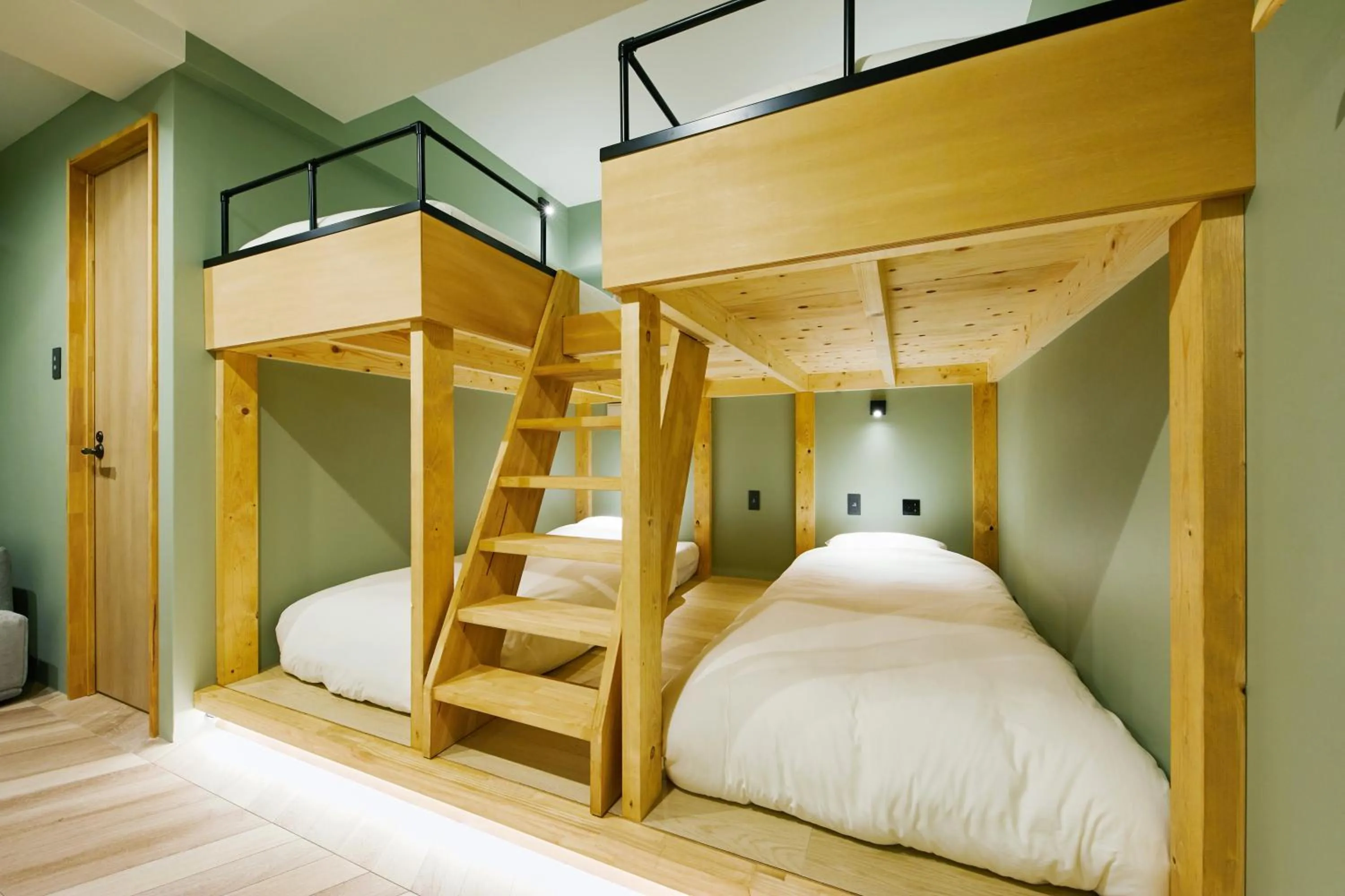 Bedroom, Bed in mizuka Daimyo 7 - unmanned hotel -