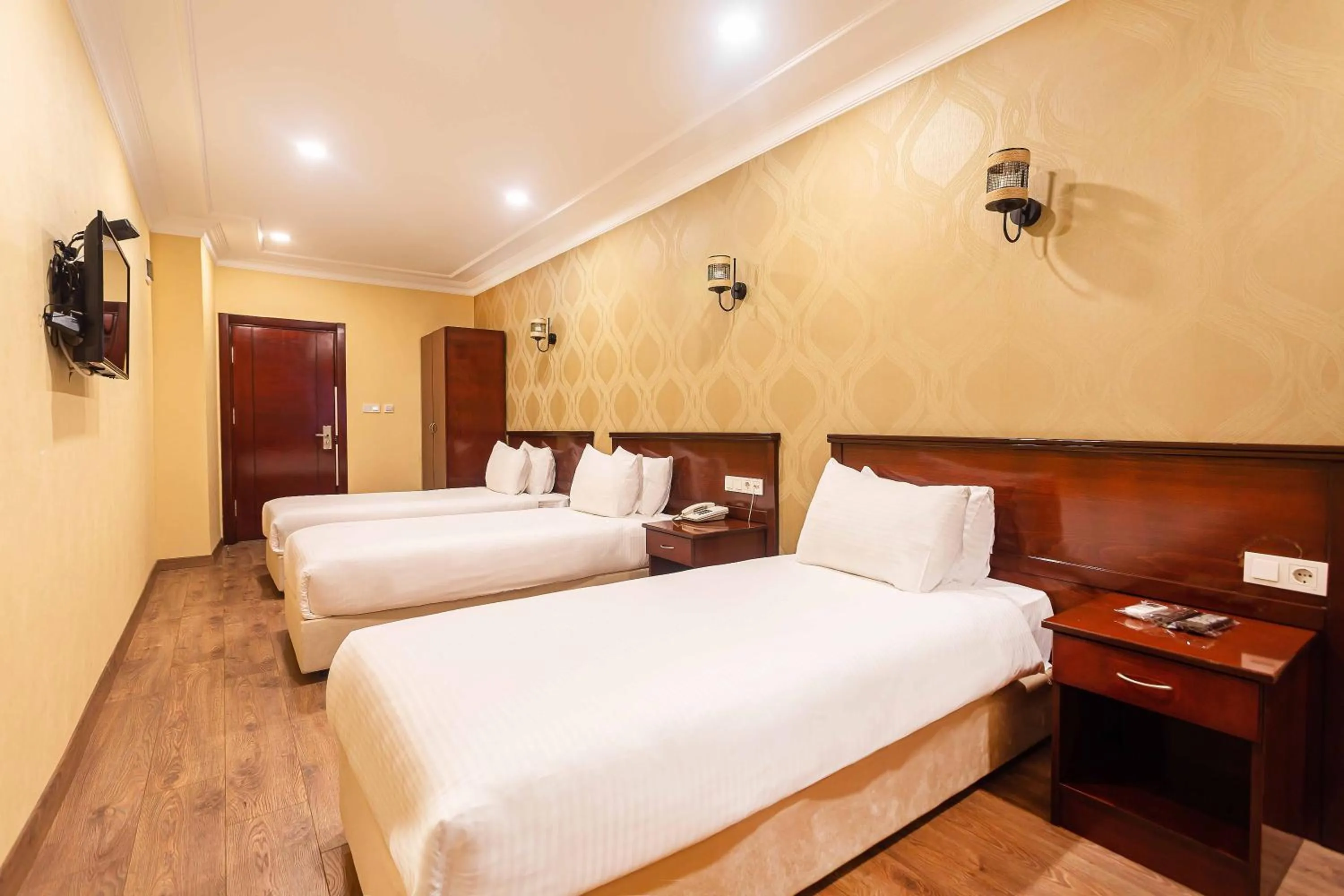 Bed in Marina Park Hotel