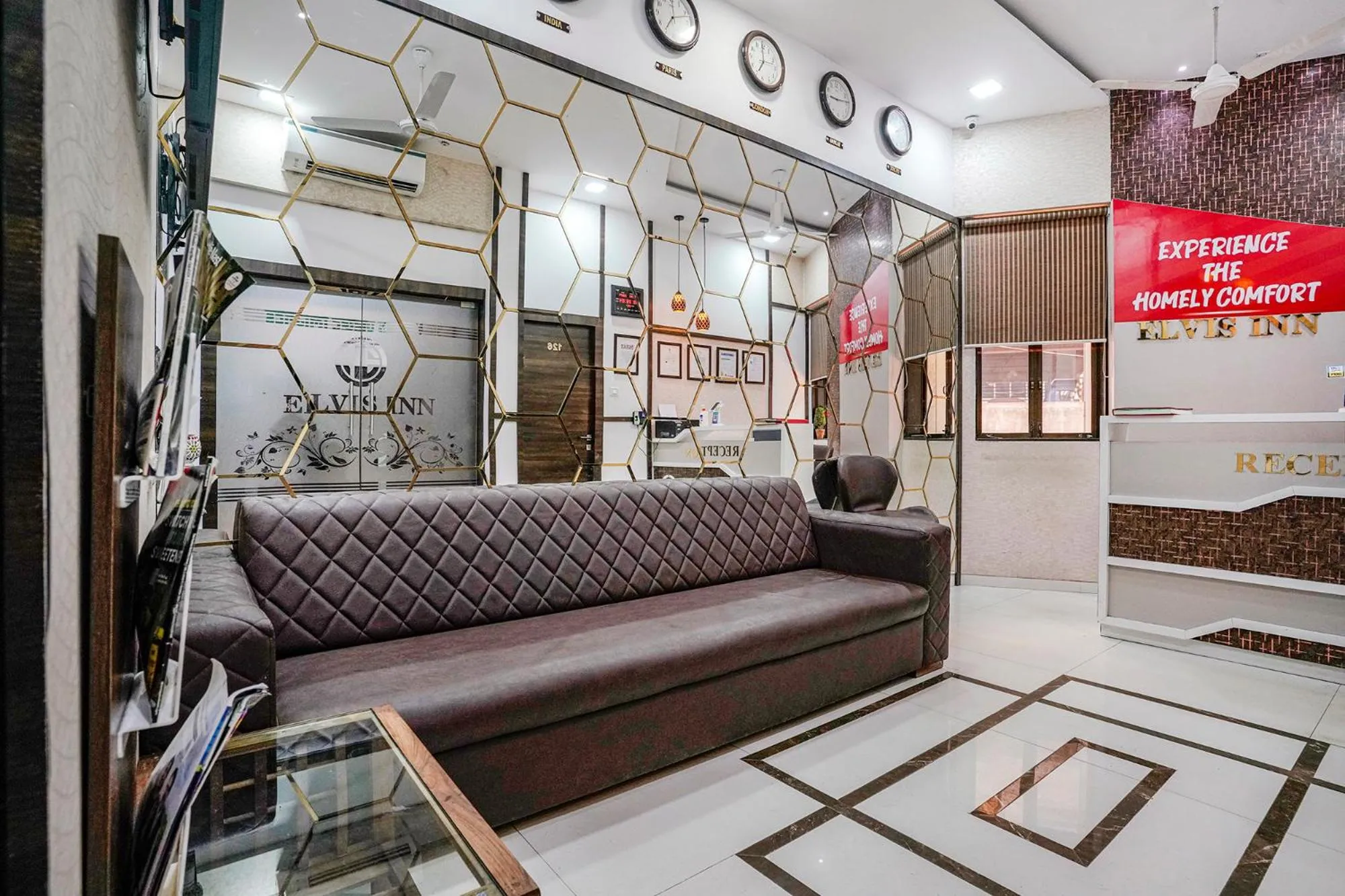 Seating area in FabHotel Elvis Inn - Nr Mumbai International Airport