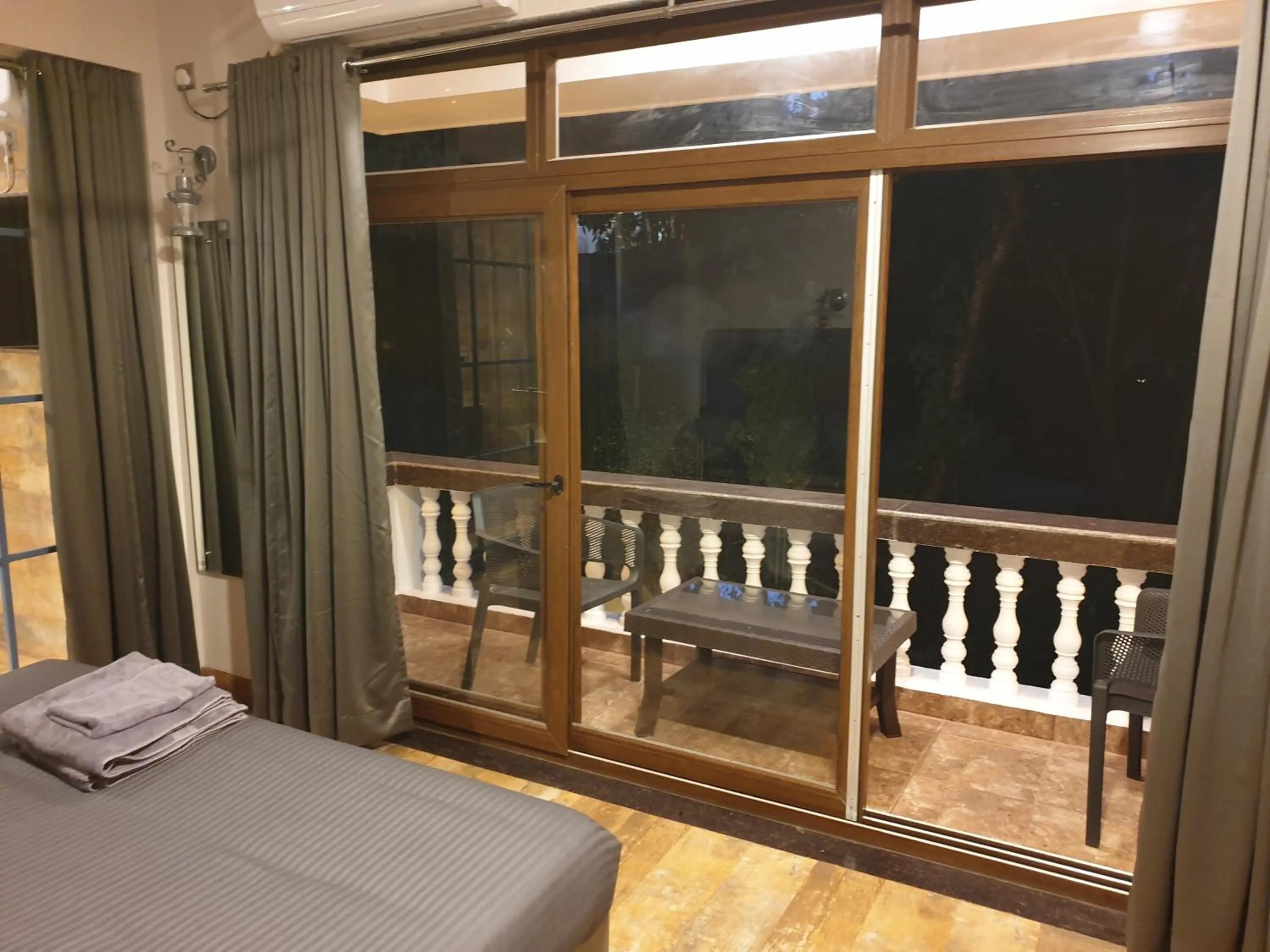 Balcony/Terrace, Bed in Celebrations - Vagator - Goa