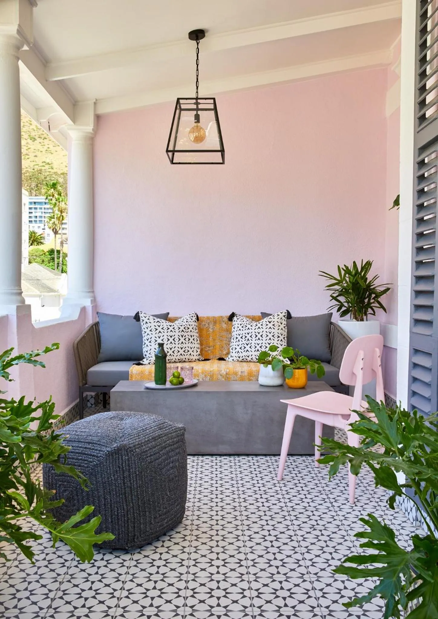 Patio in Pineapple House Boutique Hotel