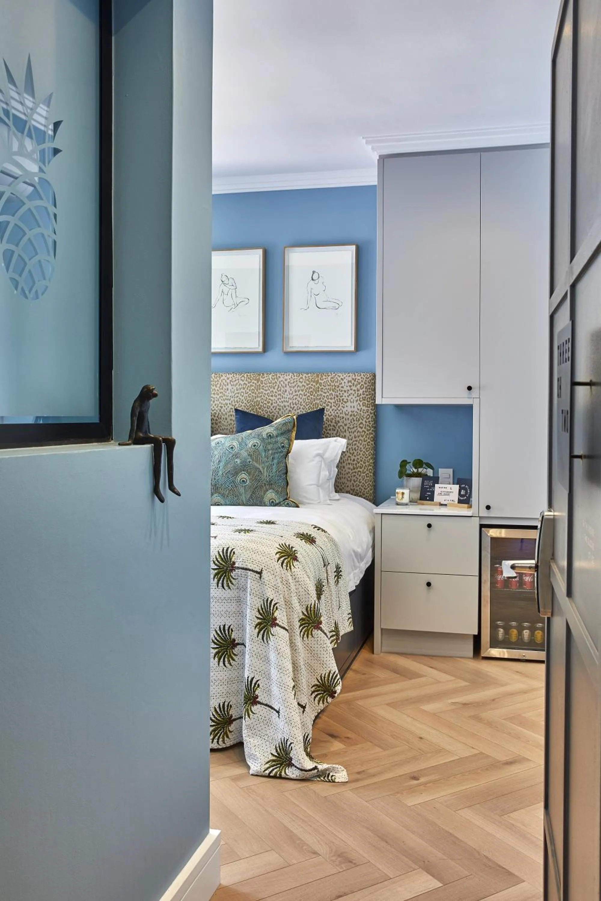 Bed in Pineapple House Boutique Hotel