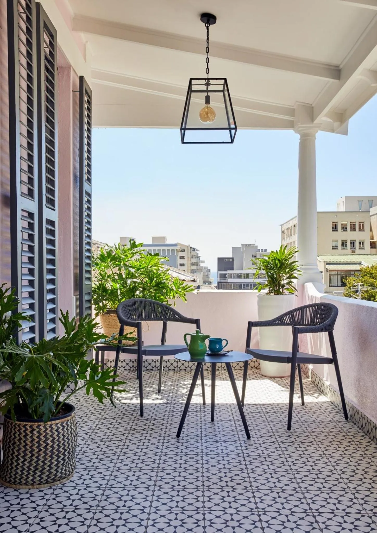 Patio in Pineapple House Boutique Hotel