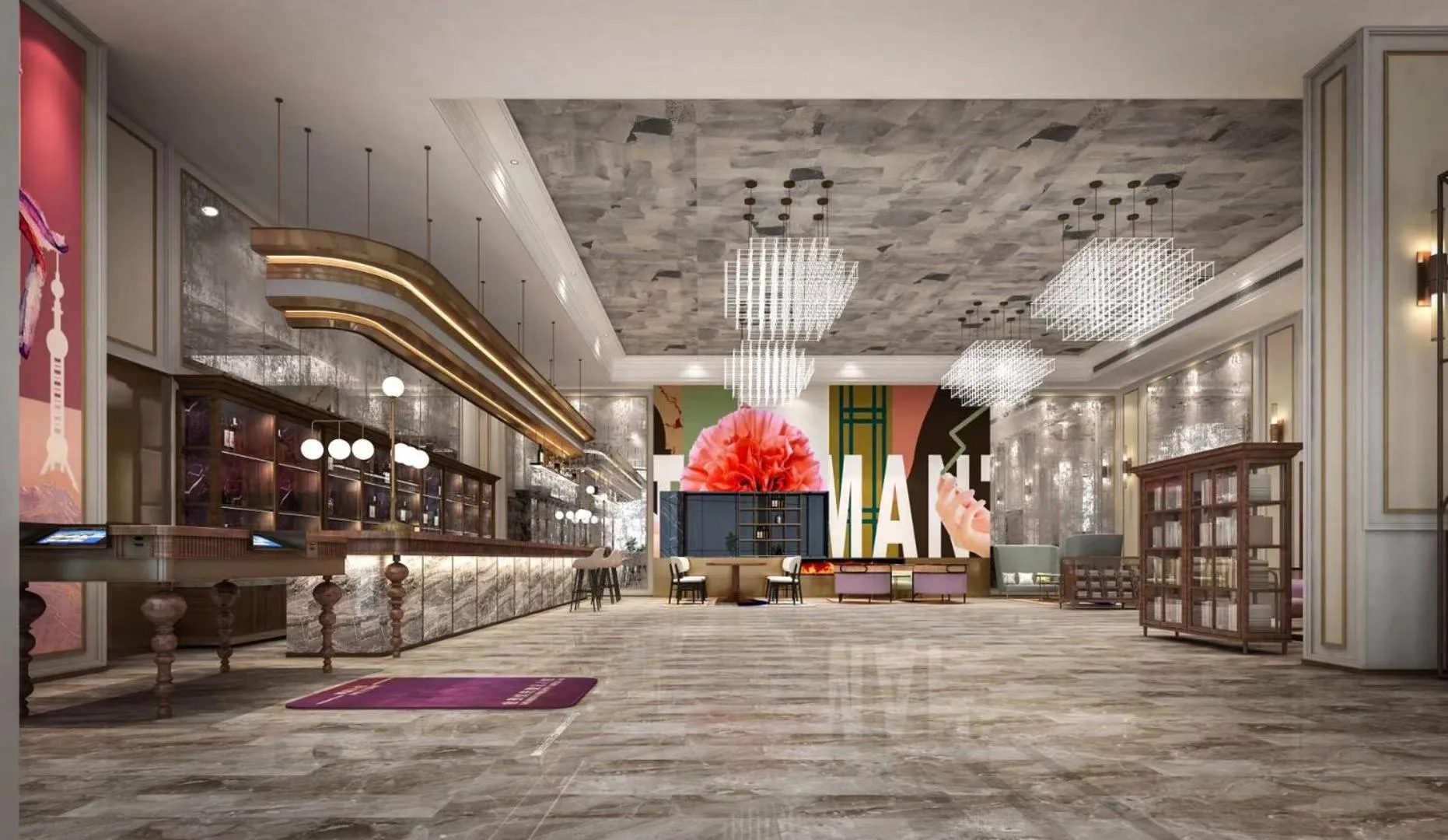 Lobby or reception in Mercure Shenzhen Sports Center Hotel