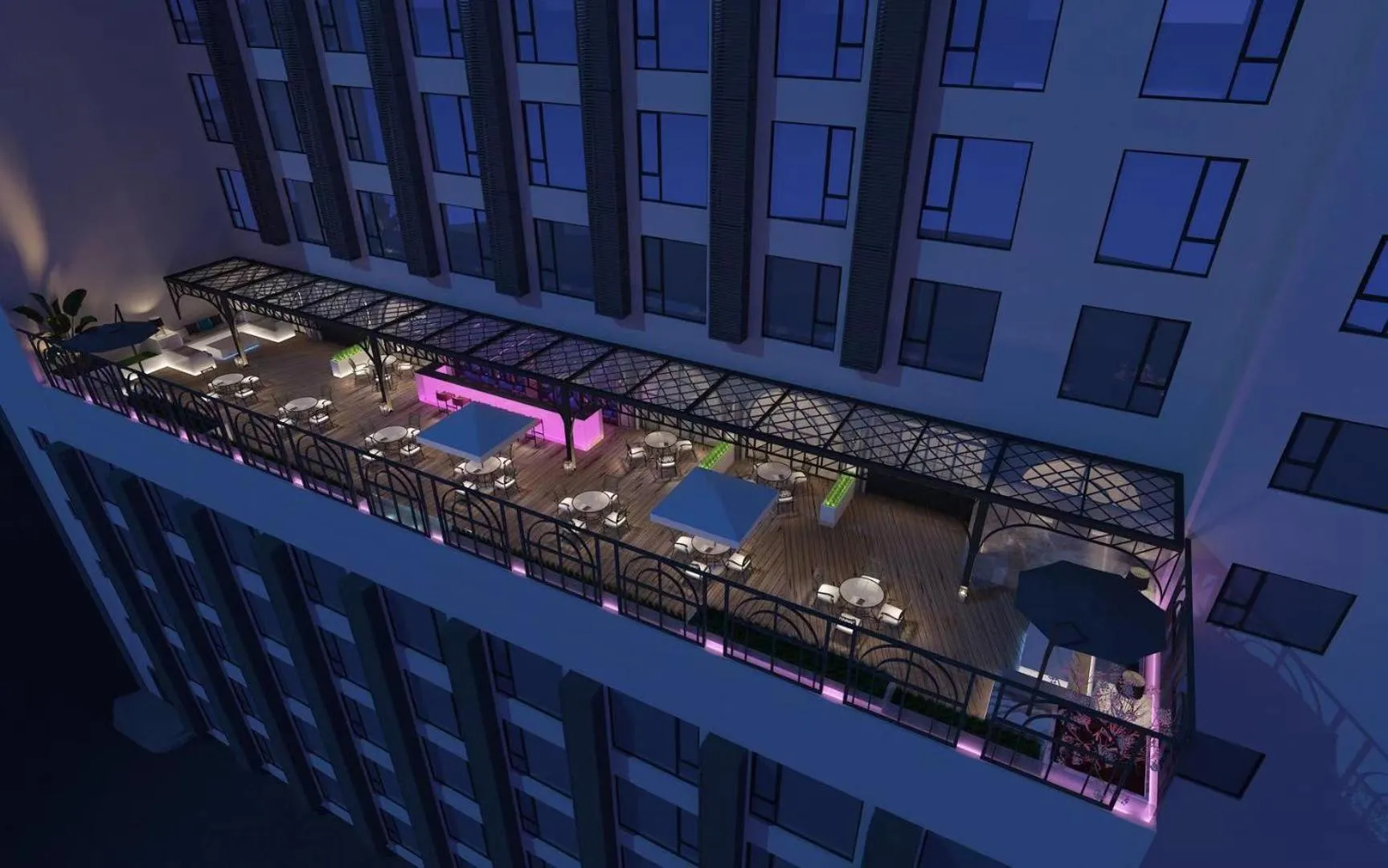 Balcony/Terrace in Mercure Shenzhen Sports Center Hotel