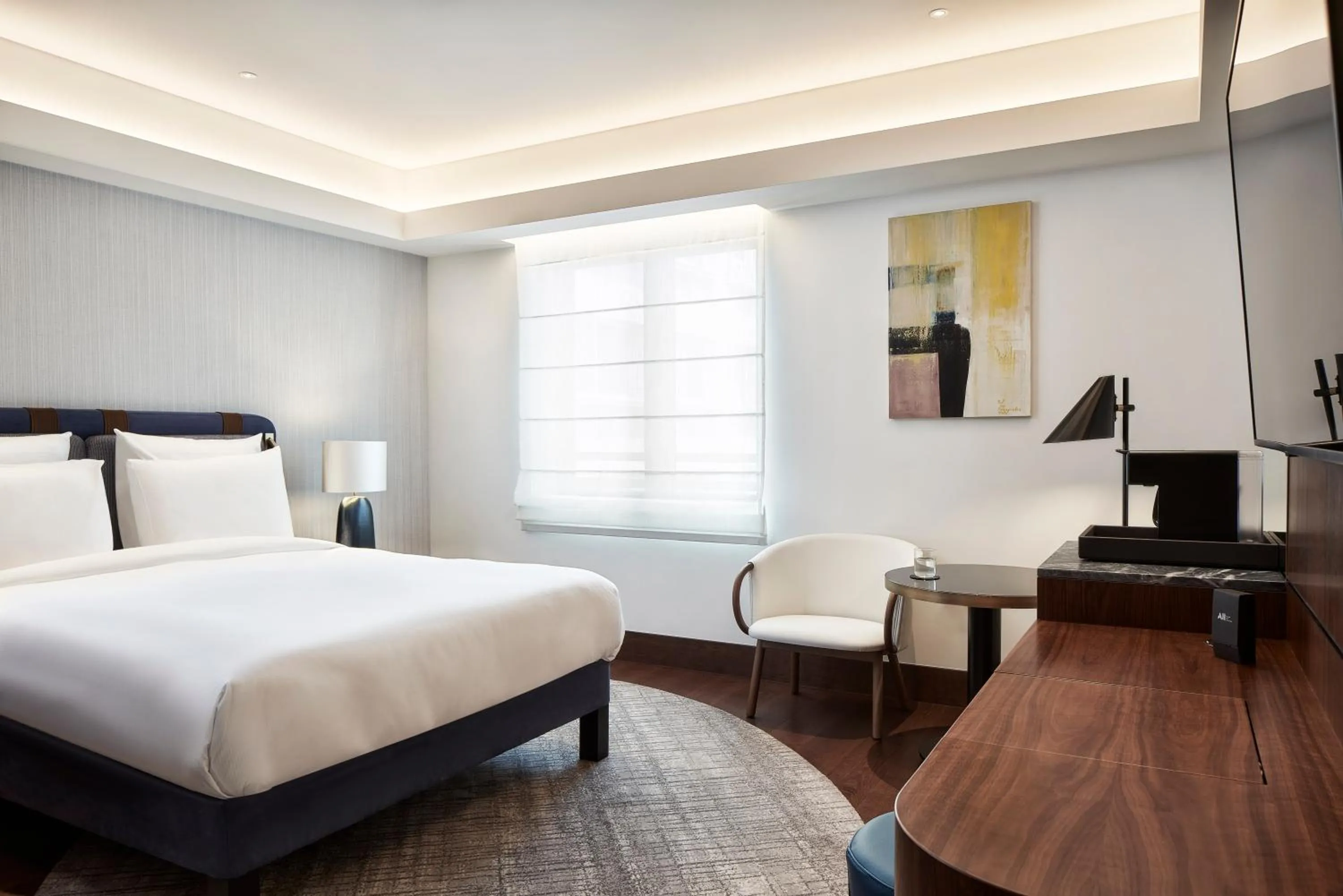 Bedroom, Bed in Athens Capital Center Hotel - MGallery Collection