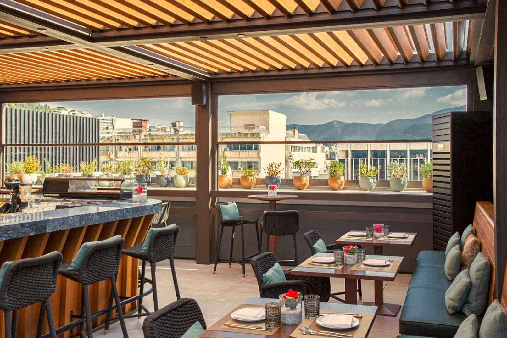 Restaurant/places to eat in Athens Capital Center Hotel - MGallery Collection