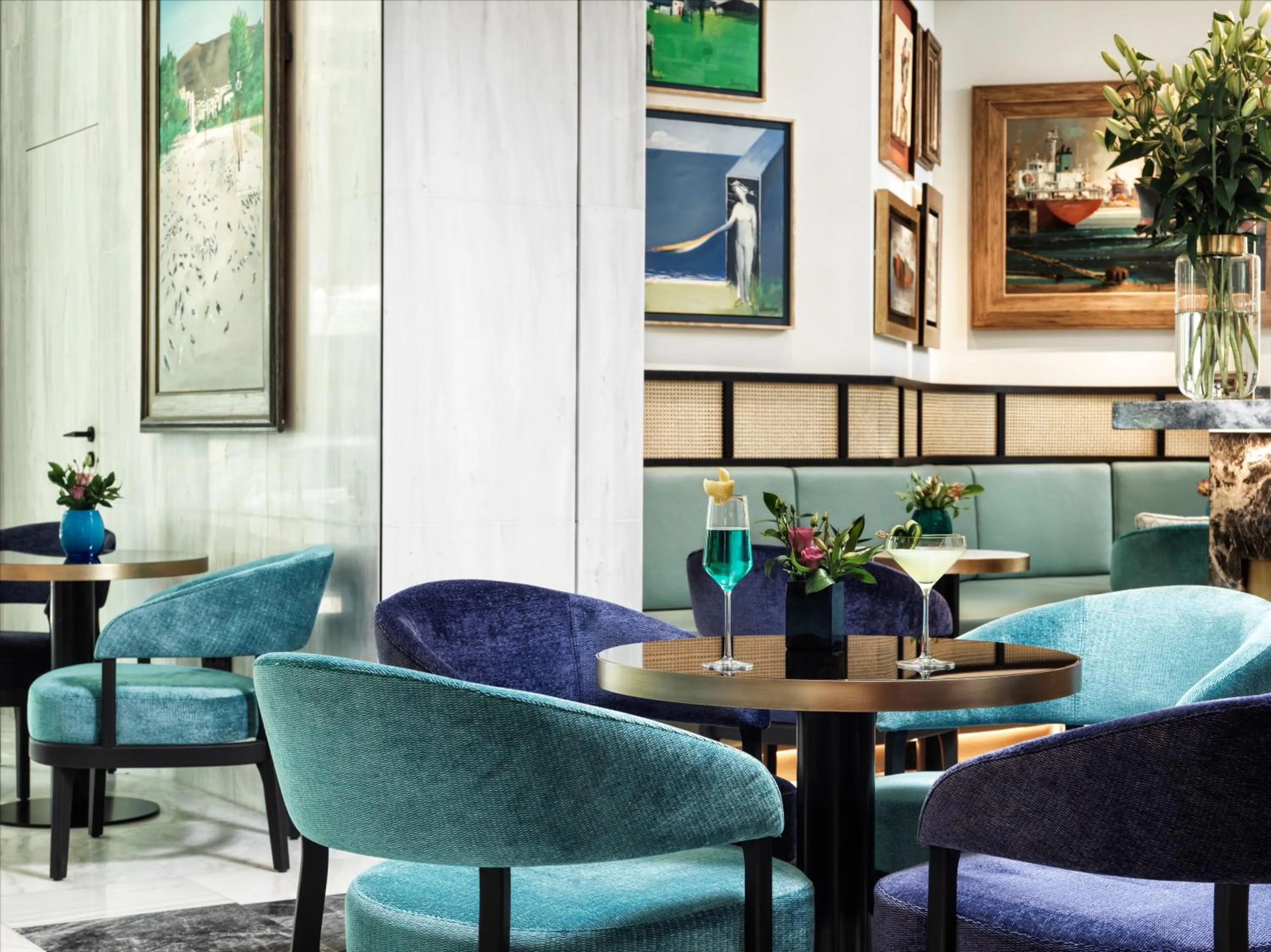Lounge or bar in Athens Capital Center Hotel - MGallery Collection
