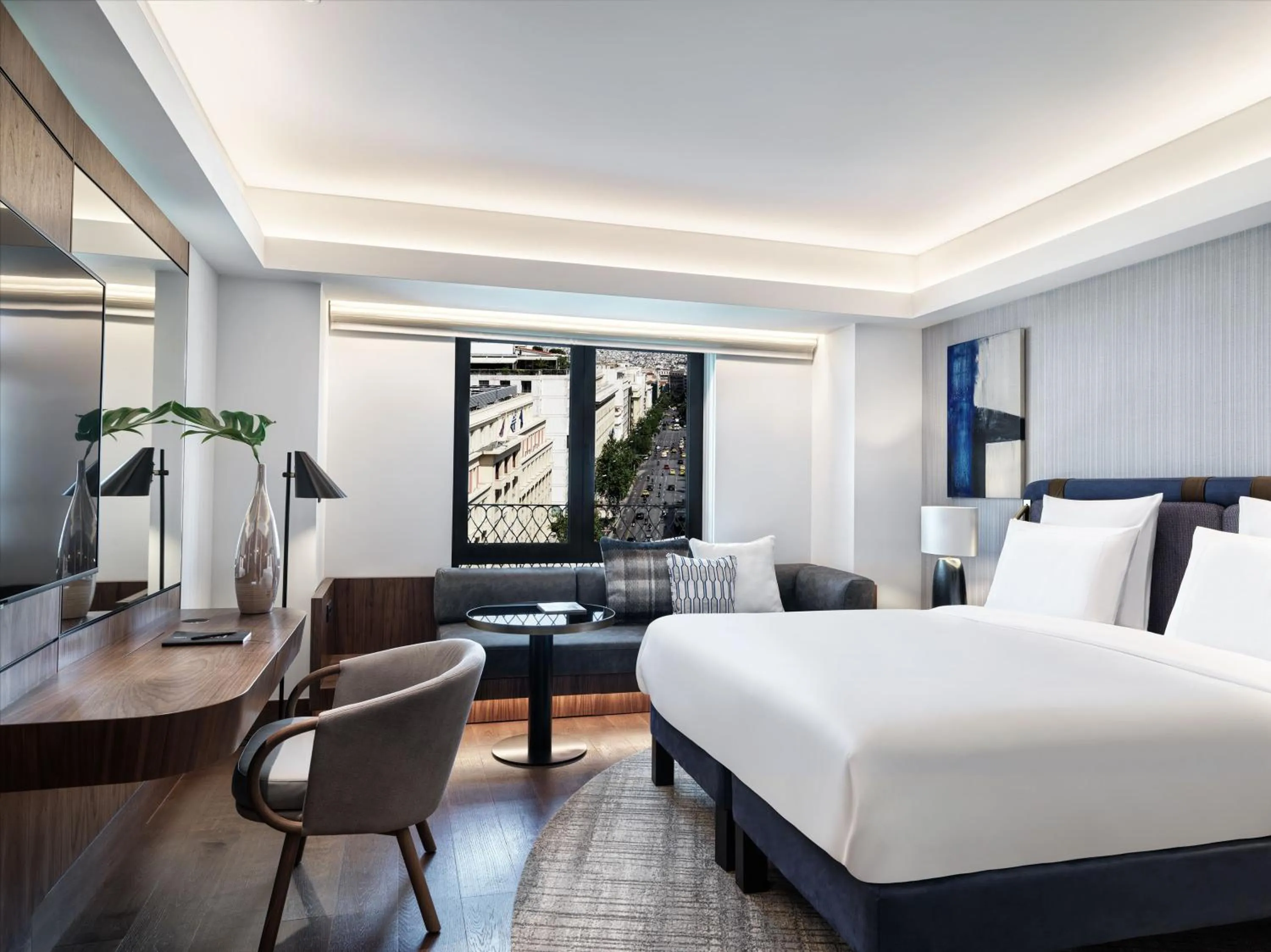 Bed in Athens Capital Center Hotel - MGallery Collection