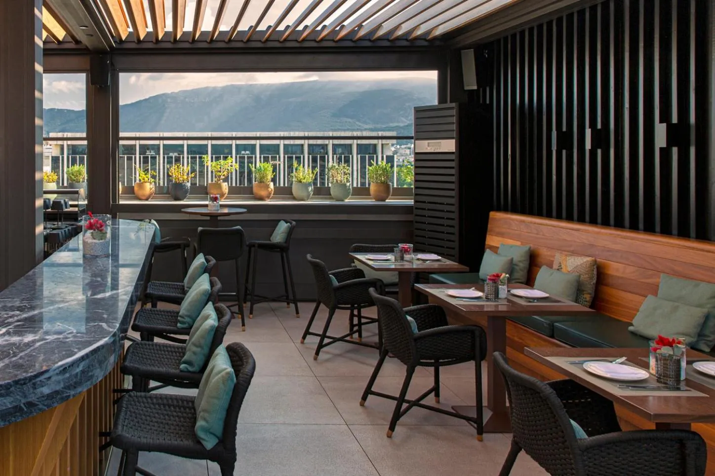 Restaurant/places to eat in Athens Capital Center Hotel - MGallery Collection