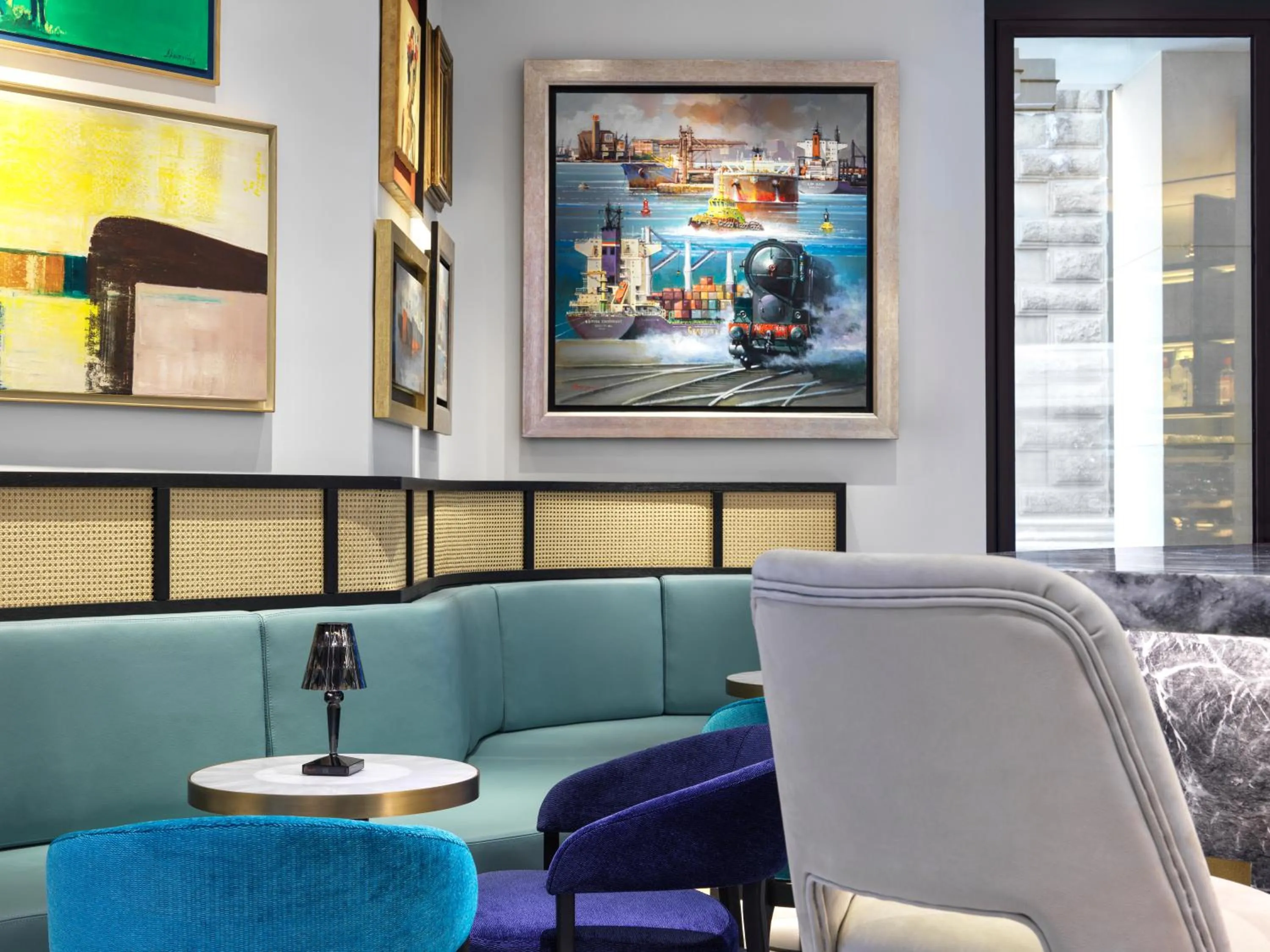 Lounge or bar in Athens Capital Center Hotel - MGallery Collection