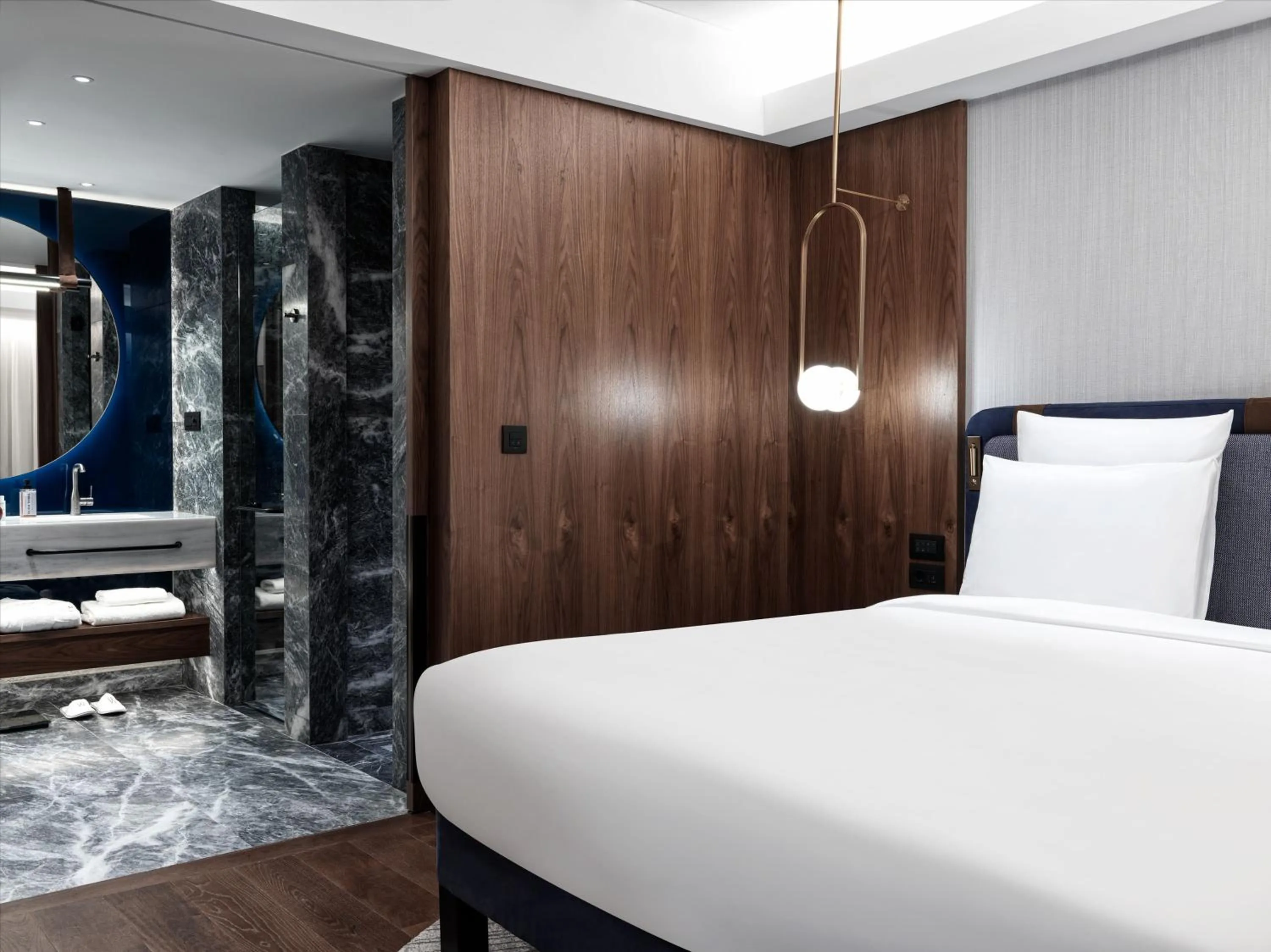 Bed in Athens Capital Center Hotel - MGallery Collection