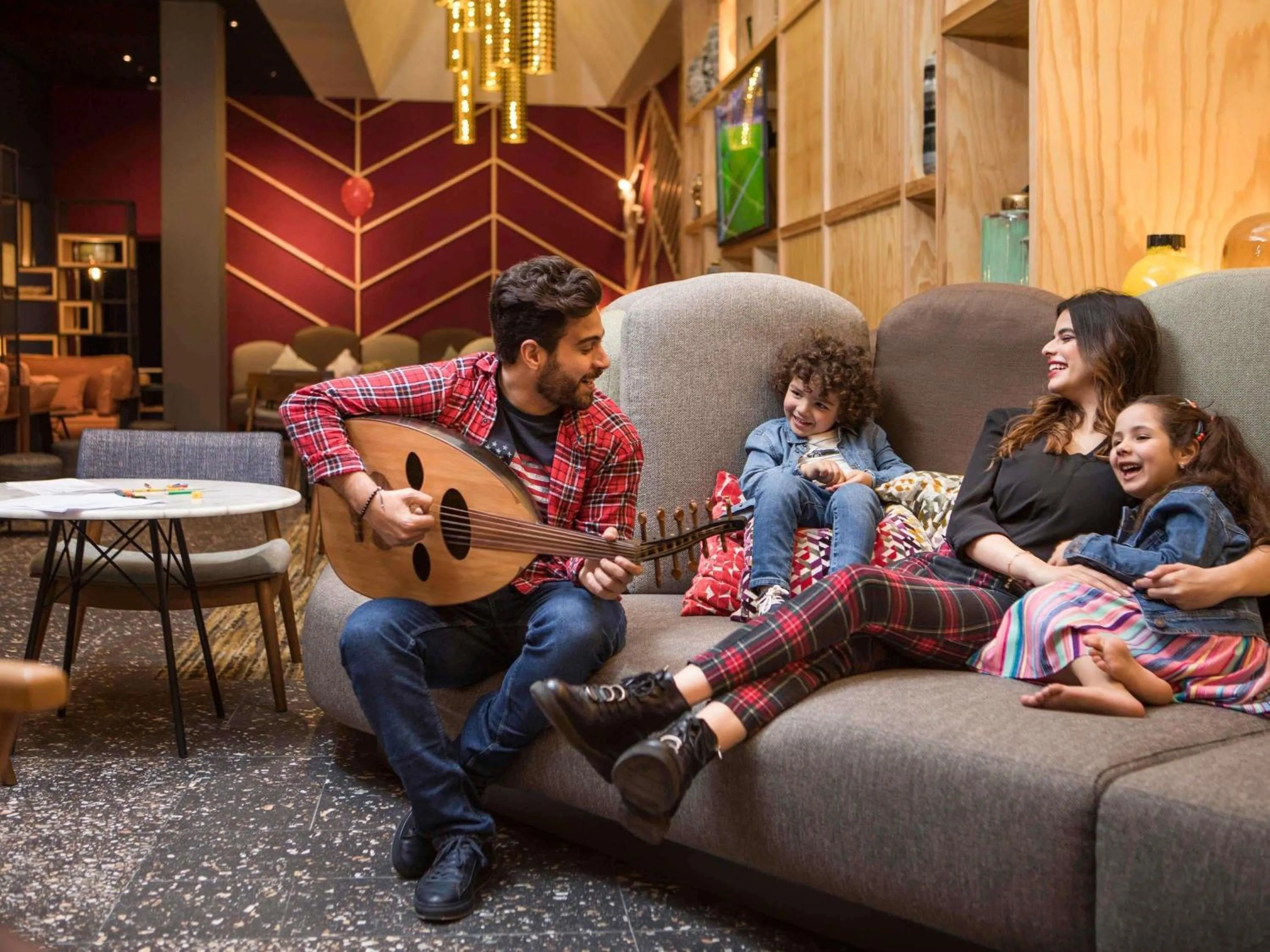 Lounge or bar in Ibis Abdelmoumen Casa Centre