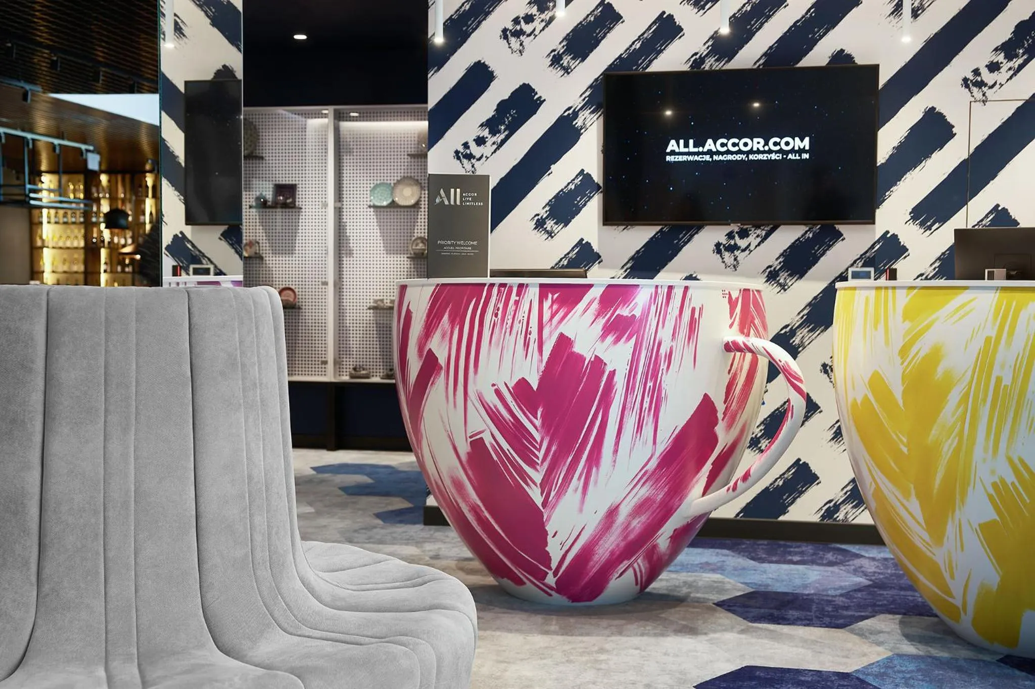 Lobby or reception in ibis styles Bolesławiec