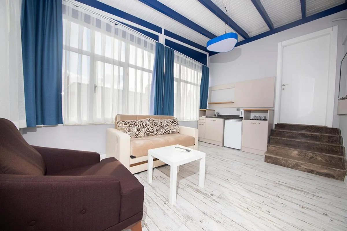 Living room in Marina Hotel Bodrum