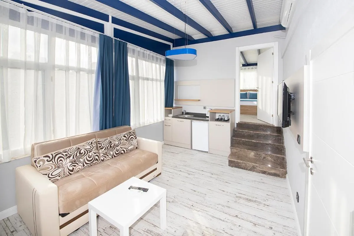 Kitchen or kitchenette in Marina Hotel Bodrum