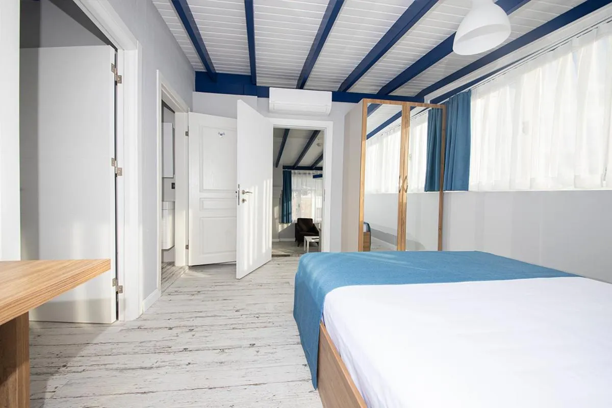 Bed in Marina Hotel Bodrum