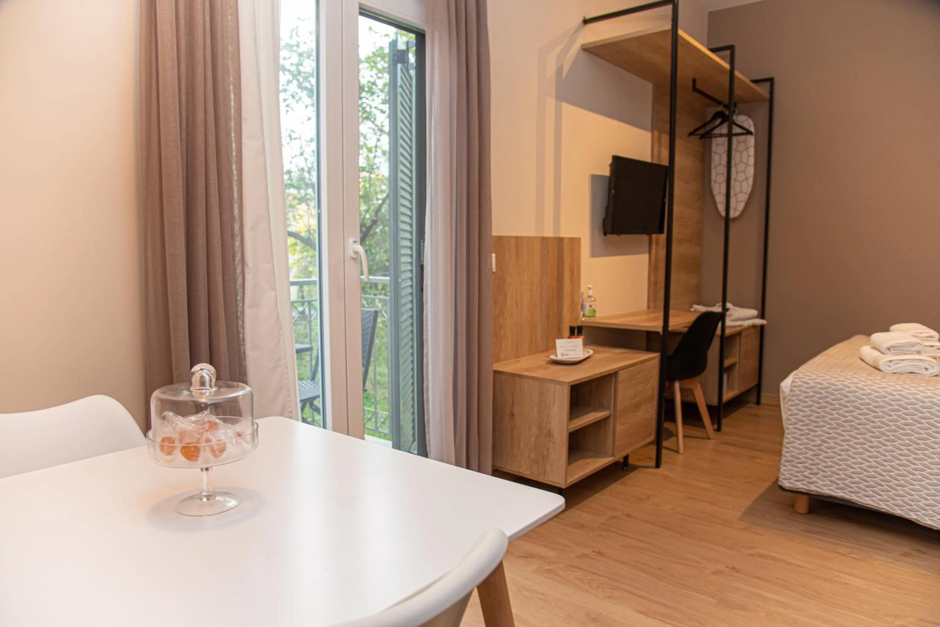 Bed in Kassiopi Luxury Suites