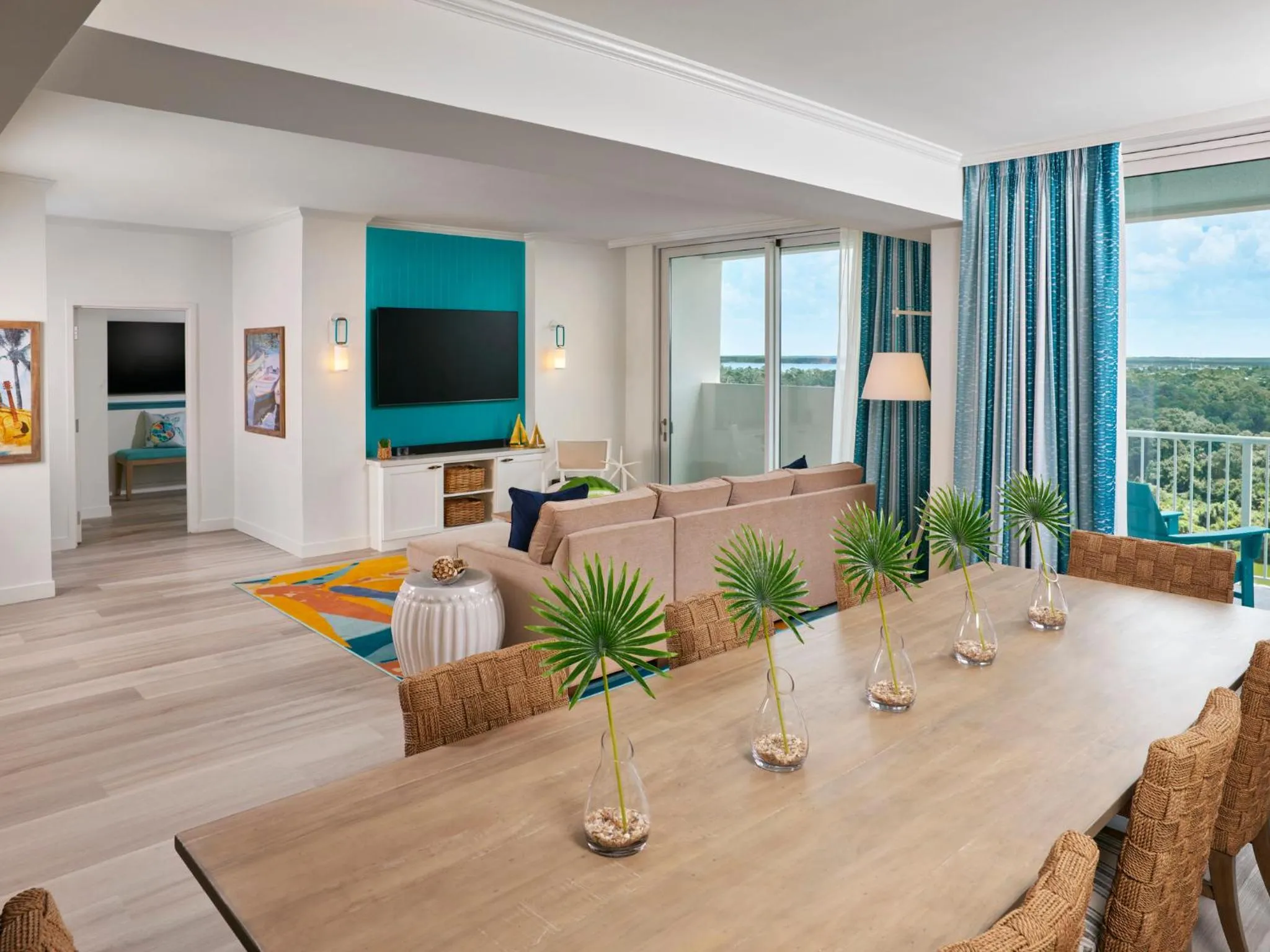 Seating area in Margaritaville Lake Resort, Lake Conroe