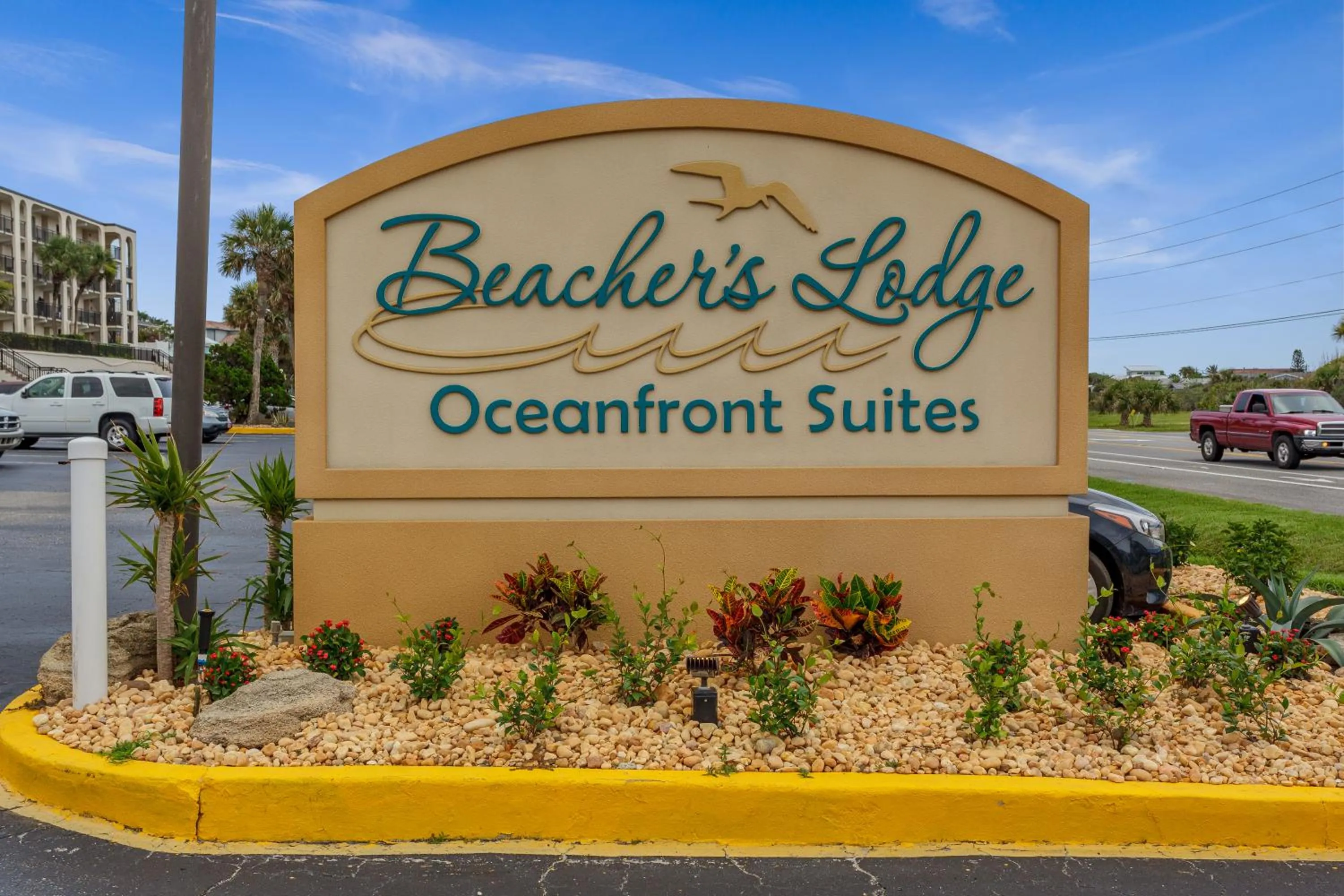 Facade/entrance in Beachers Lodge