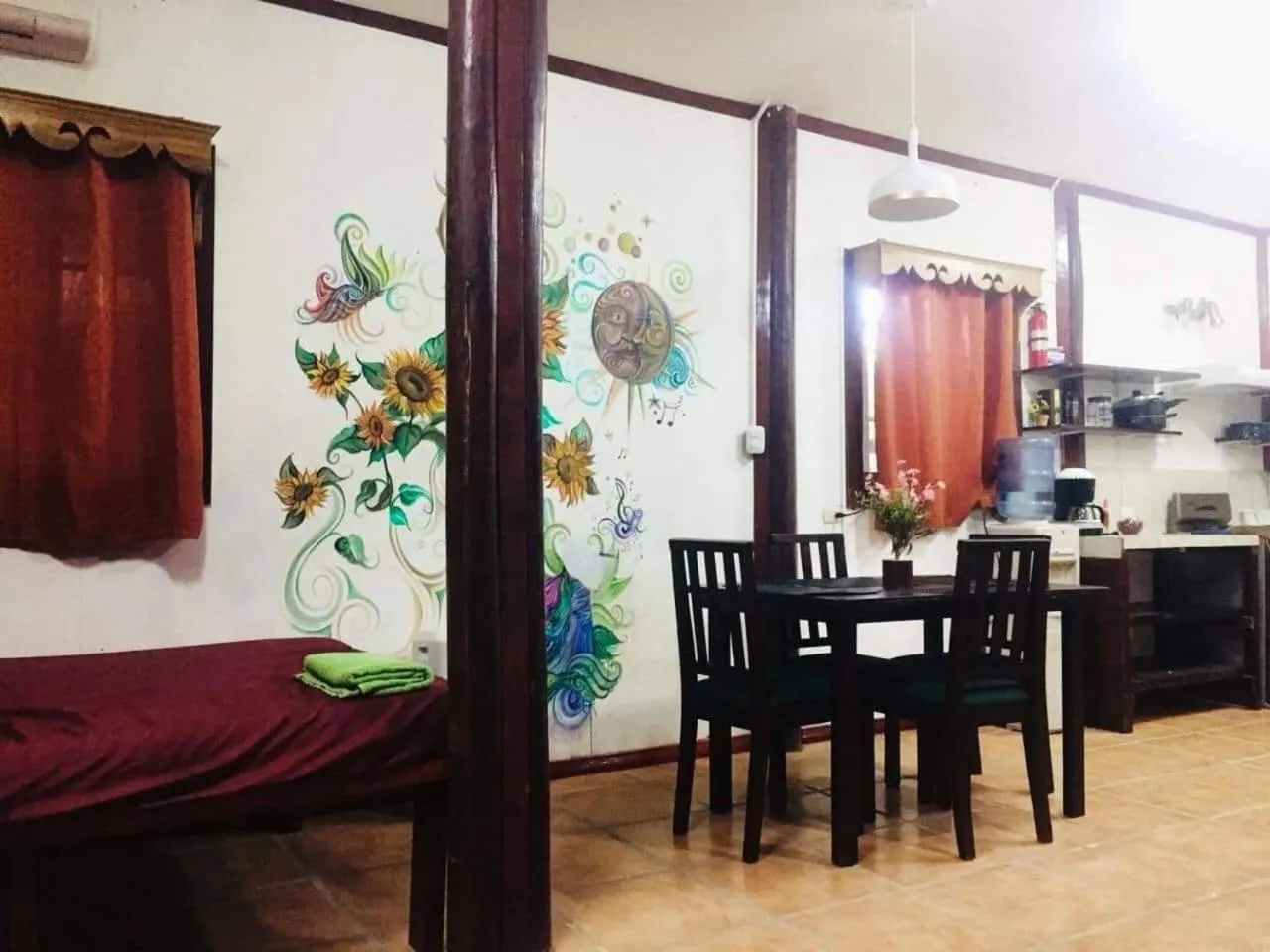 Kitchen or kitchenette in Hotel Casa Vito Beachfront