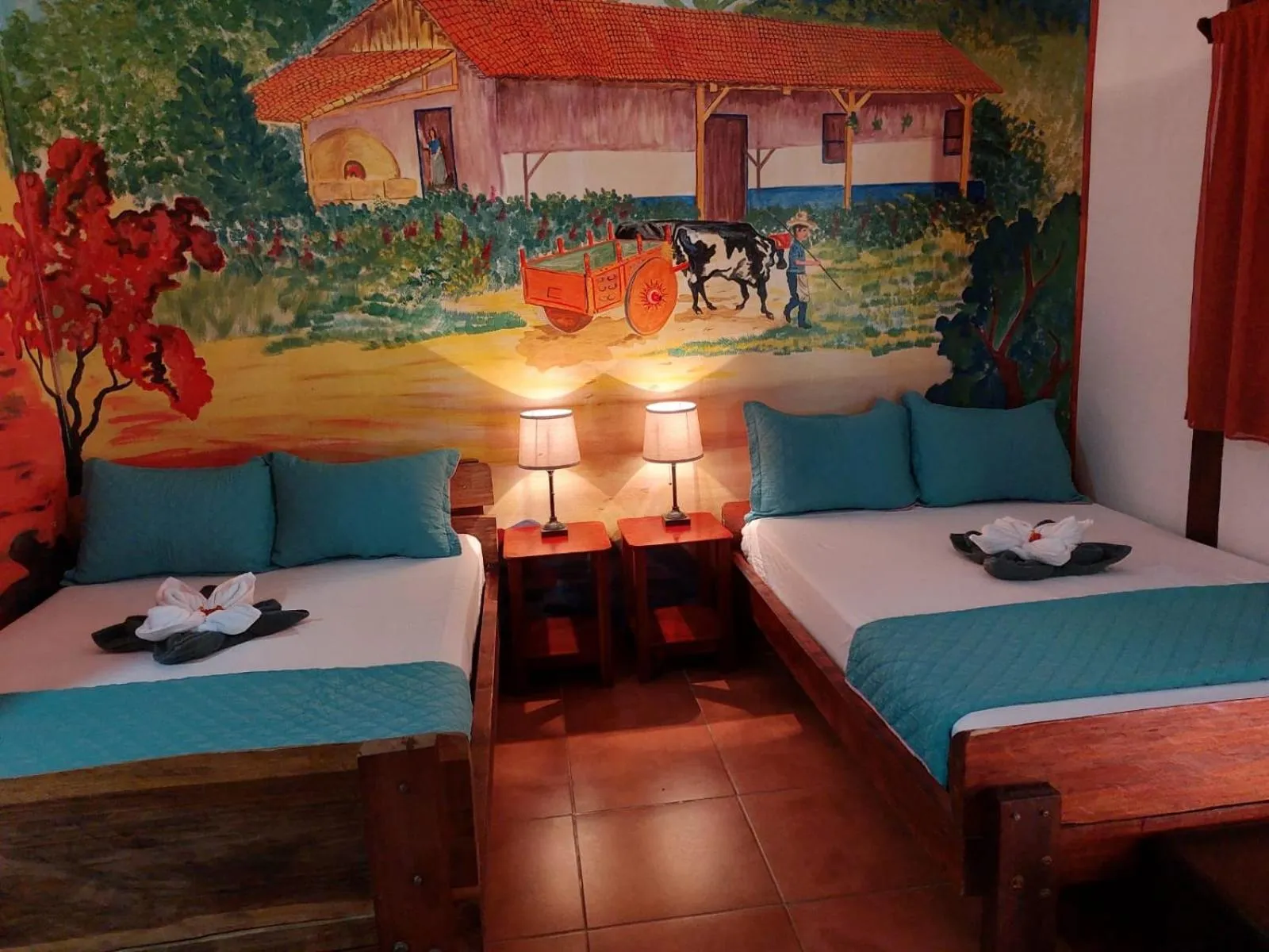 Bed in Hotel Casa Vito Beachfront