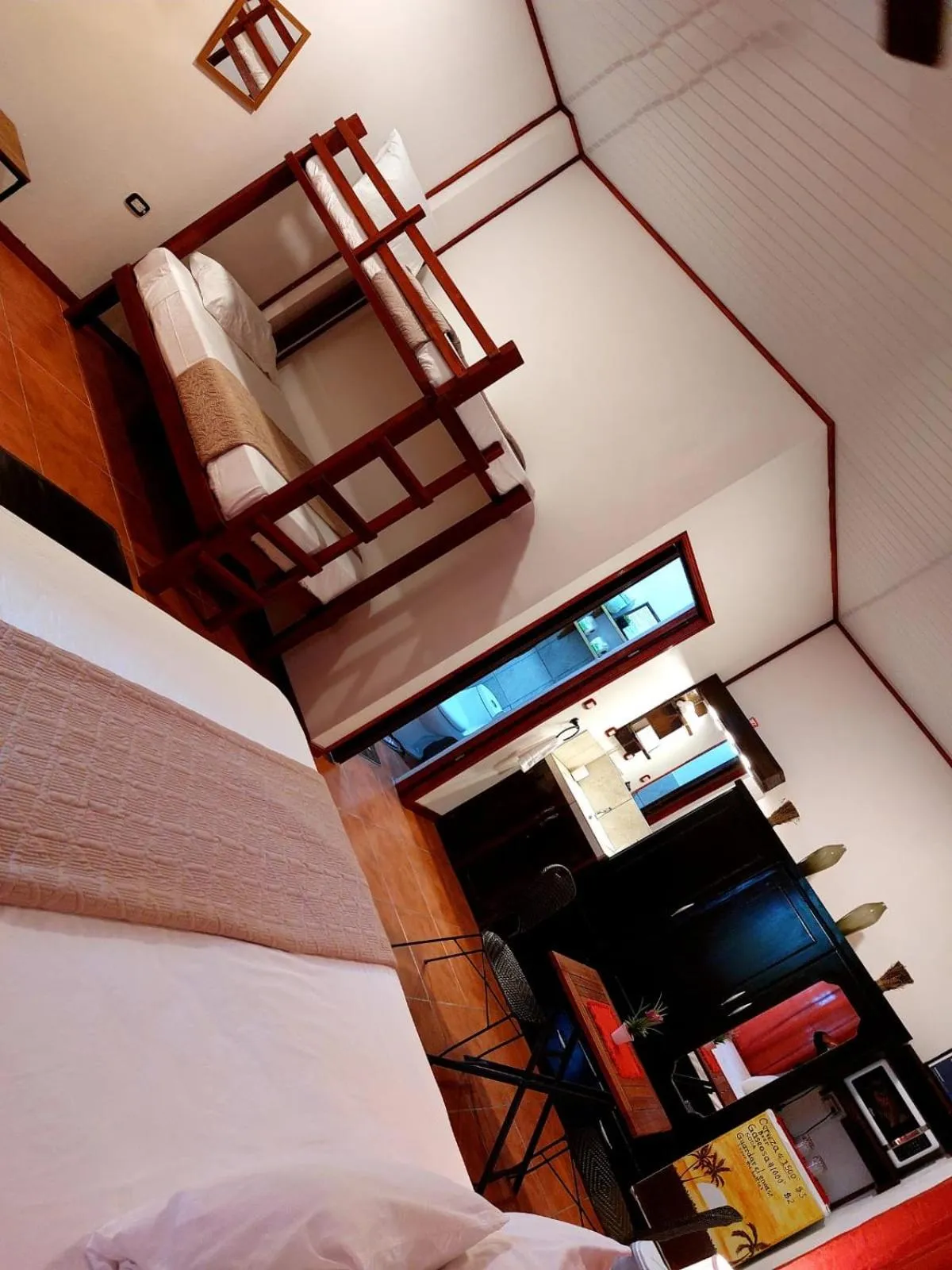 Bed in Hotel Casa Vito Beachfront