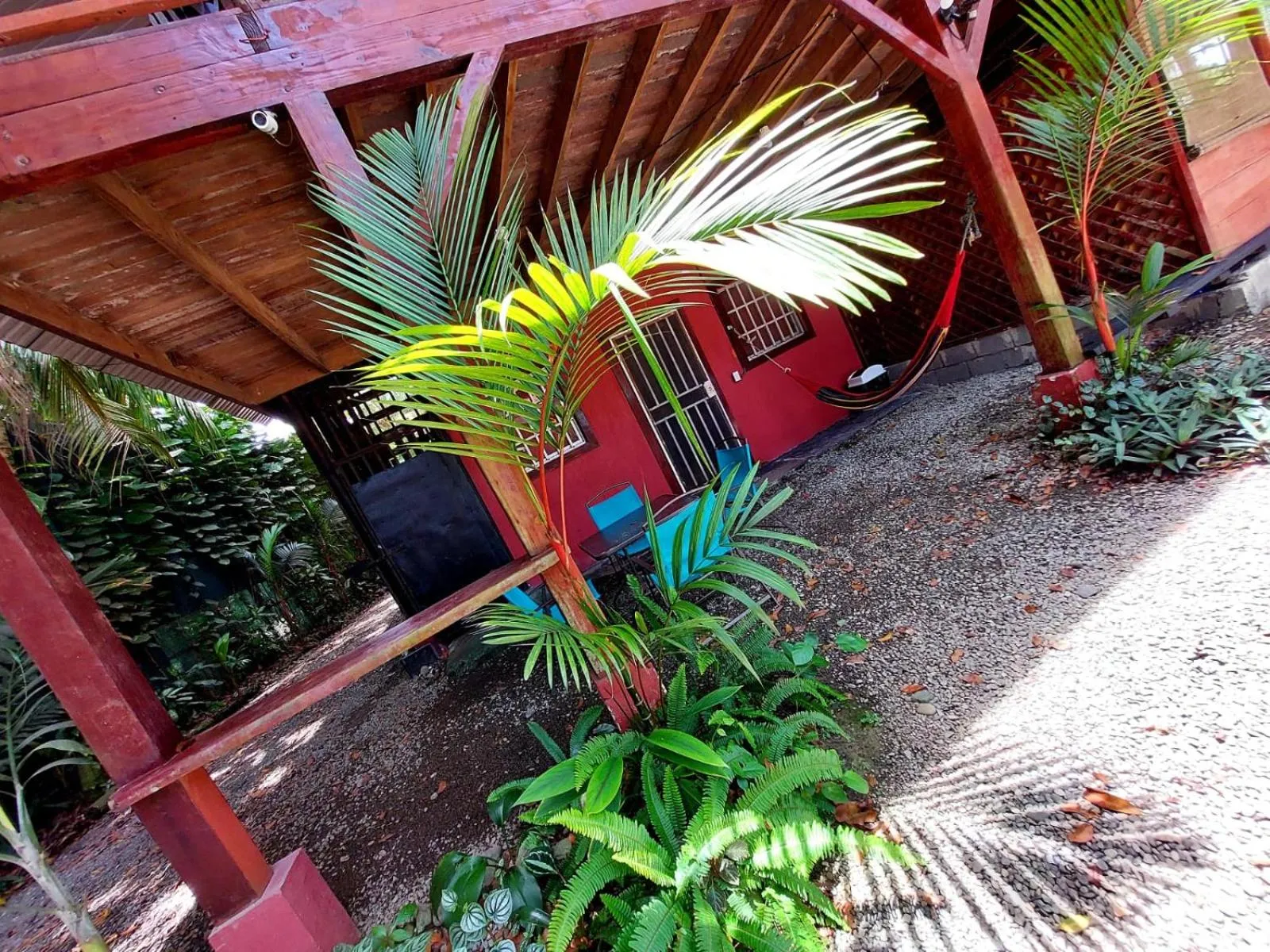 Patio in Hotel Casa Vito Beachfront