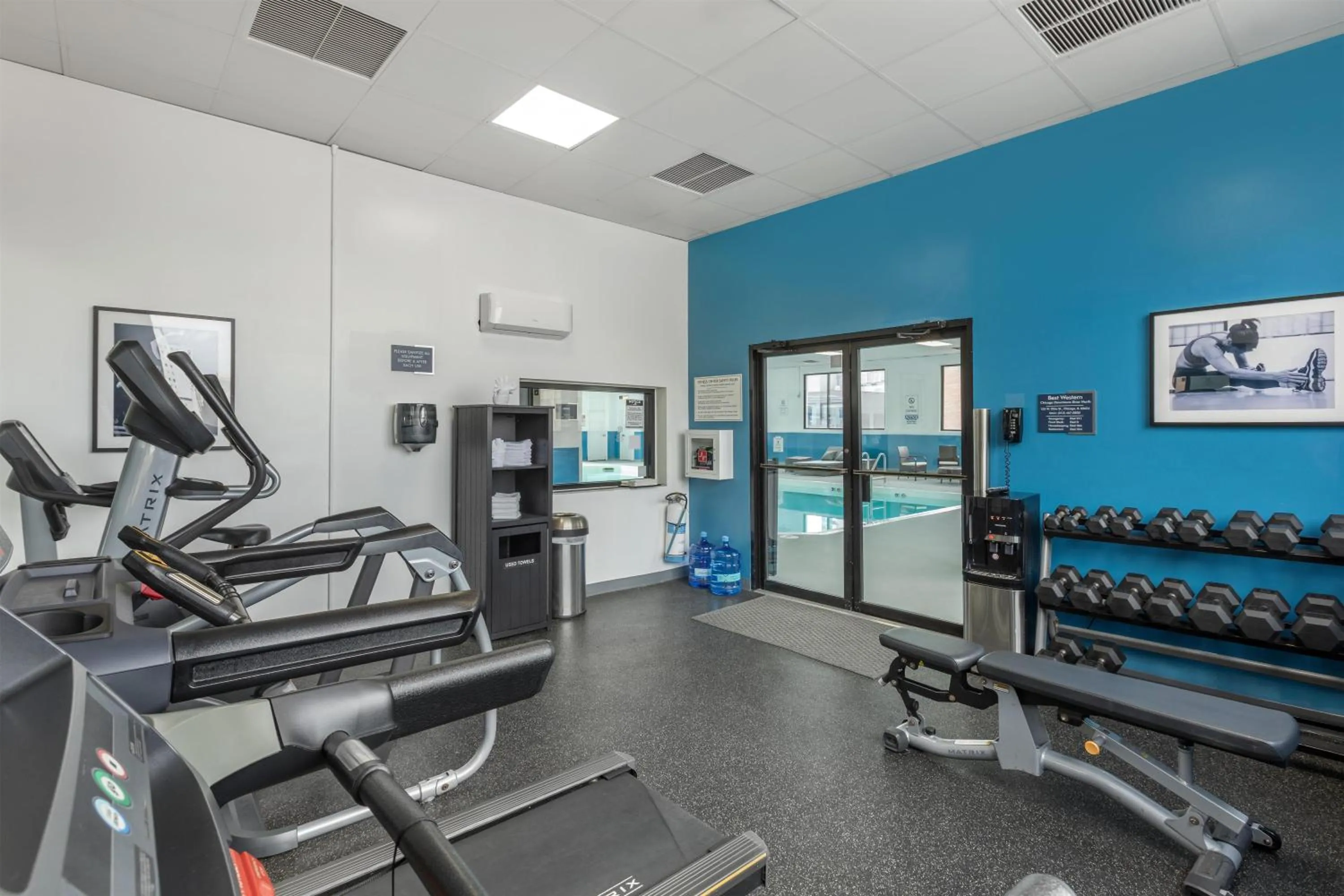 Fitness centre/facilities in Best Western Chicago Downtown-River North