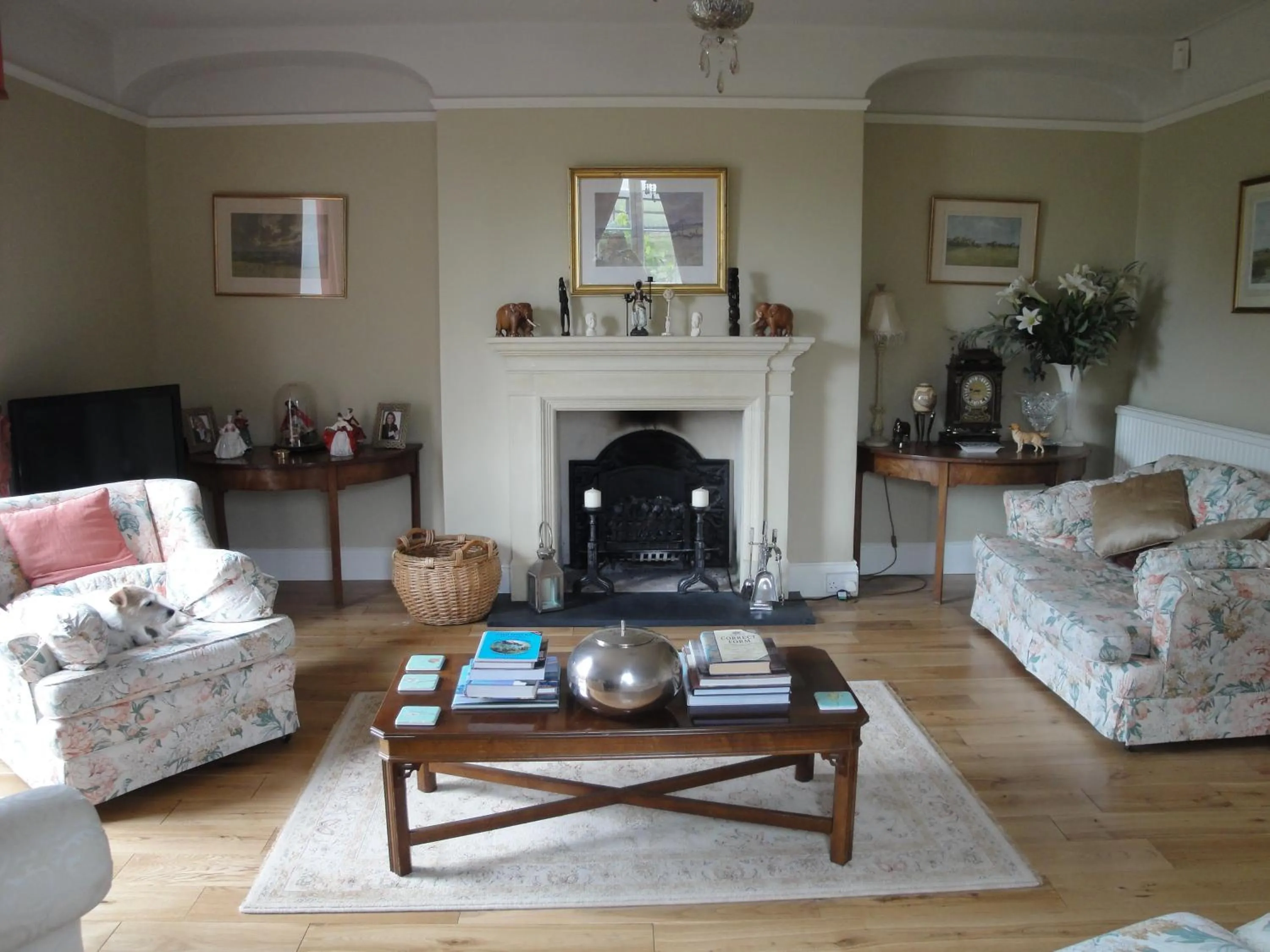 Living room in Cary Fitzpaine House