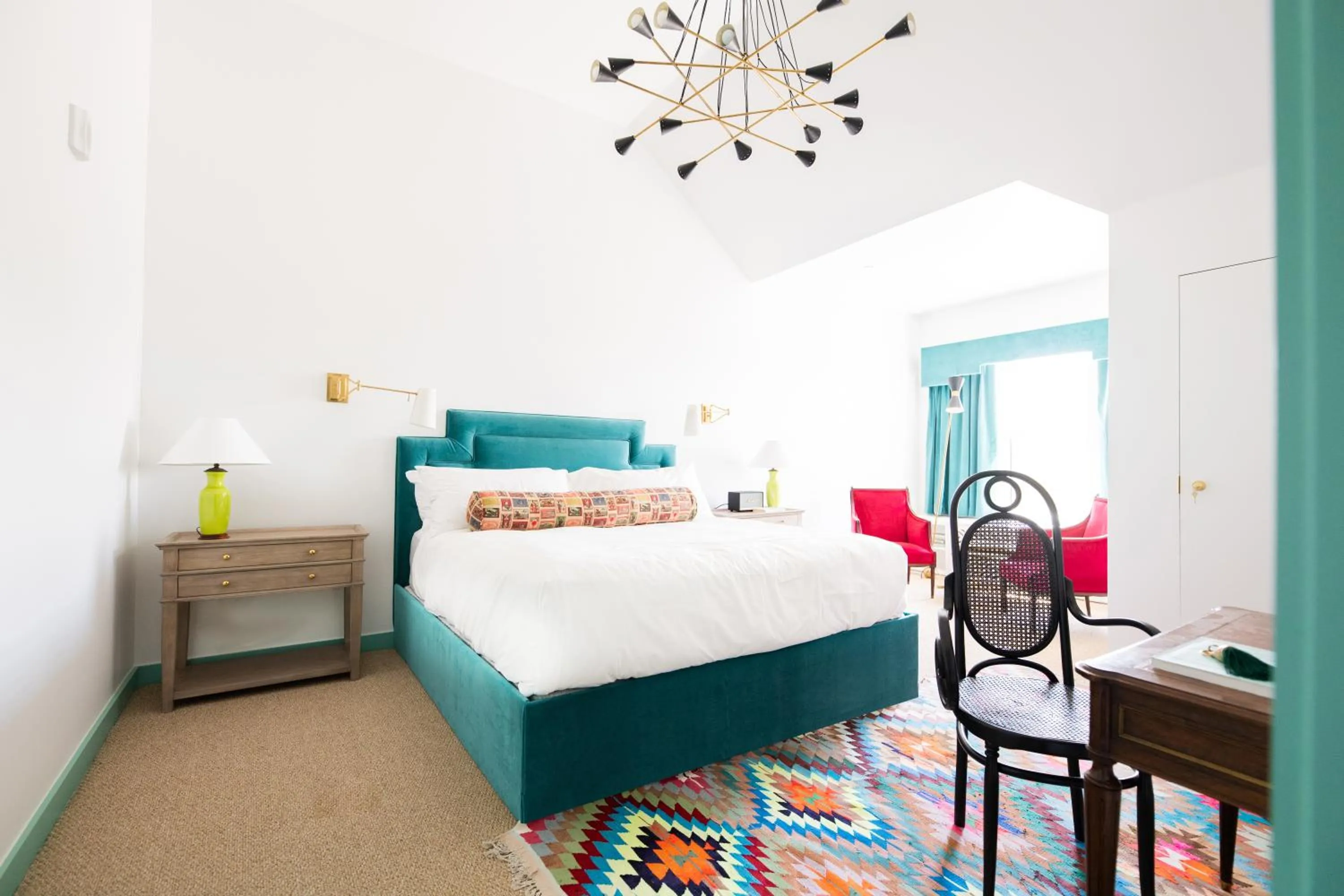 Bed in Bradford House, a Member of Design Hotels