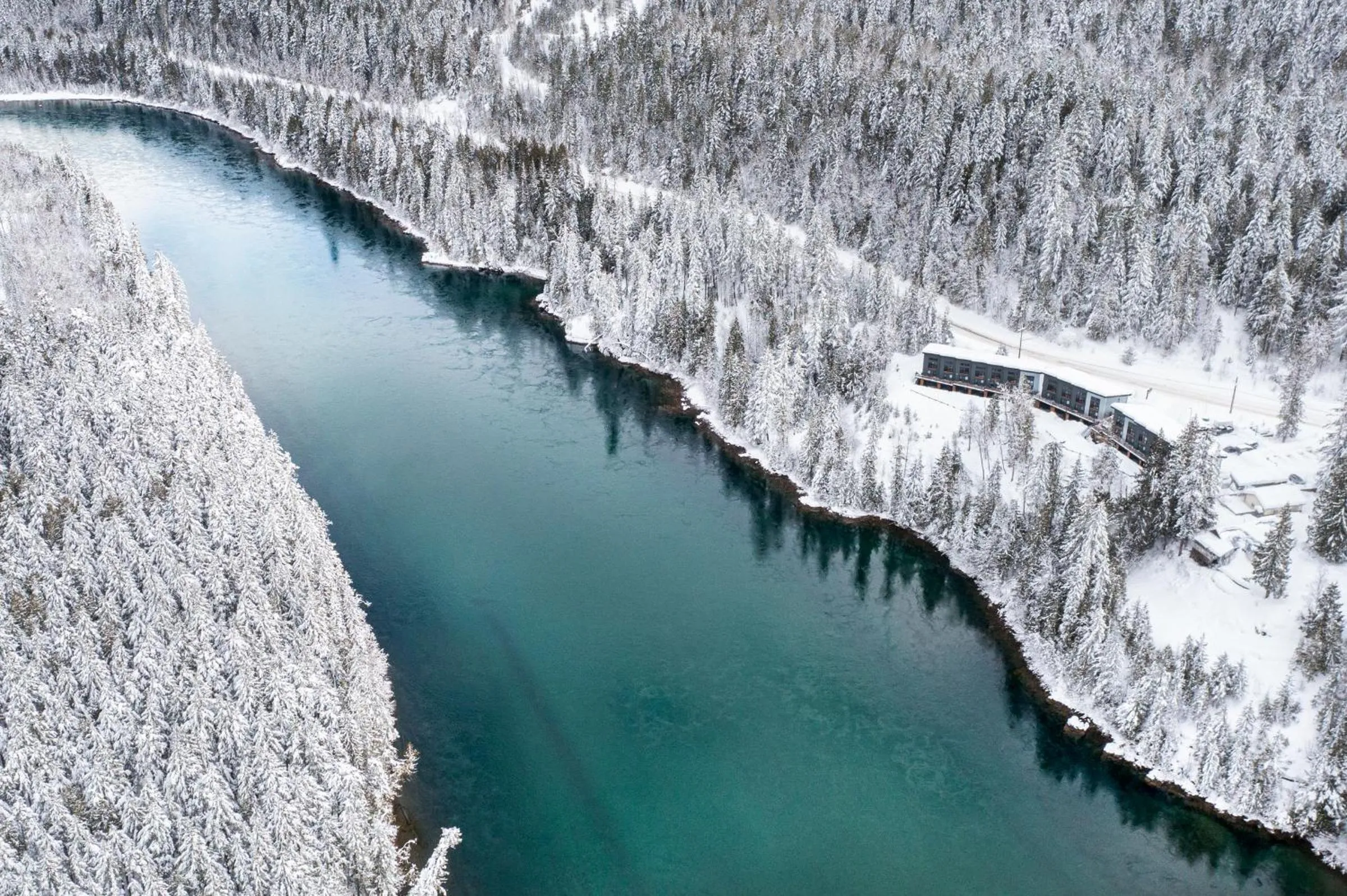 Bird's eye view in Basecamp Resorts Revelstoke