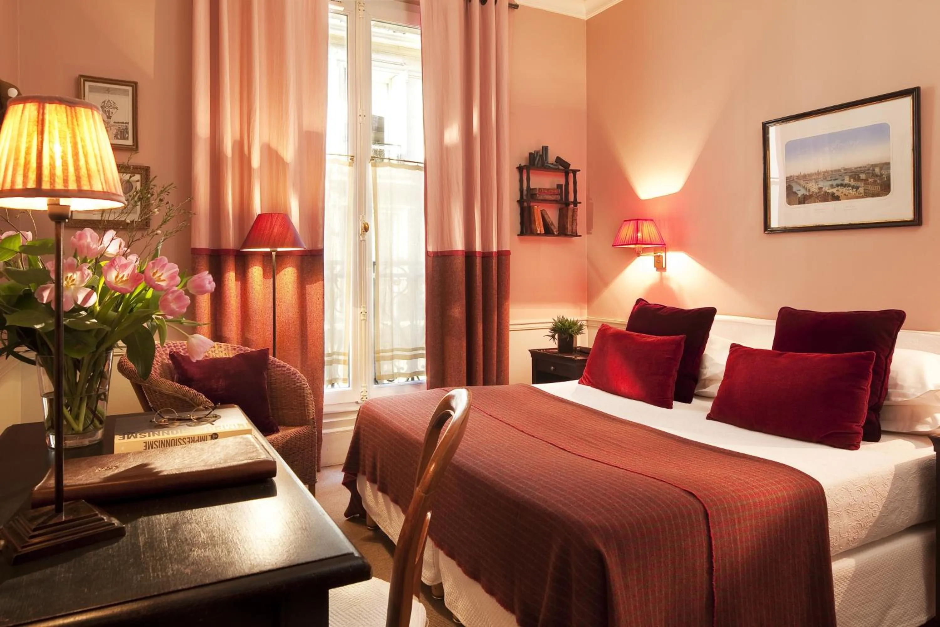 Photo of the whole room, Bed in Hôtel Sainte-Beuve