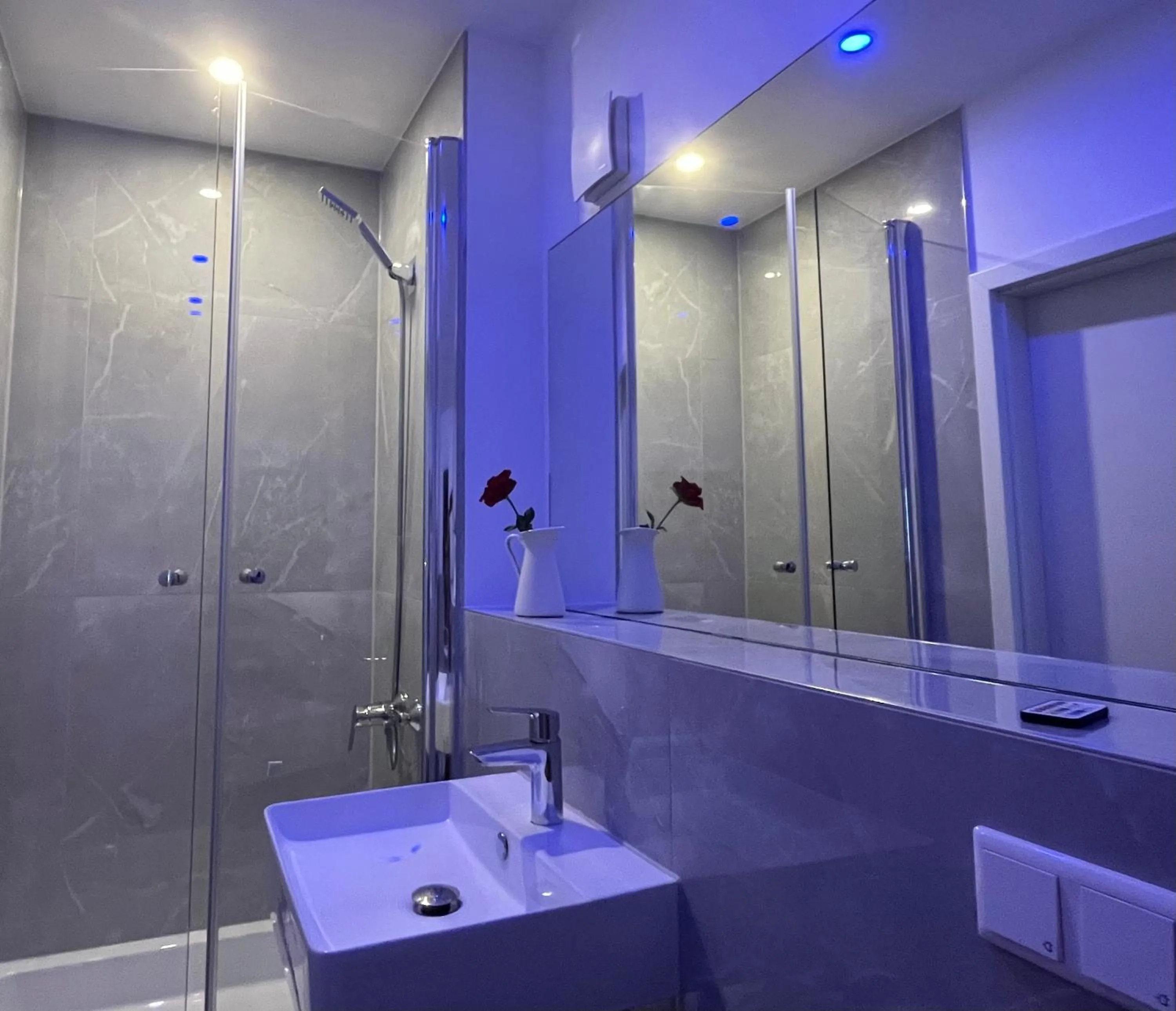 Shower in VILLA ORCHARD Frankfurt