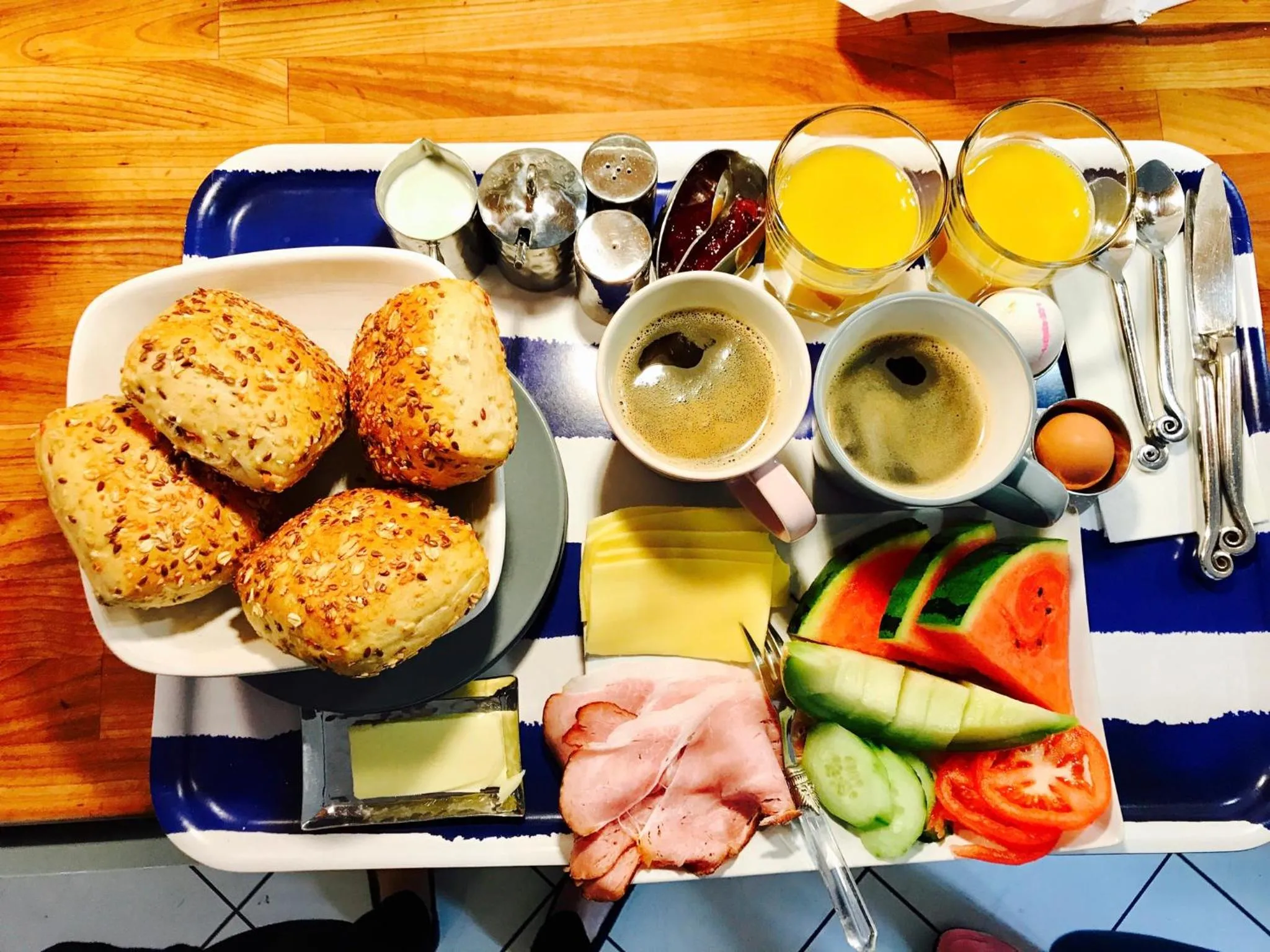 Breakfast in VILLA ORCHARD Frankfurt