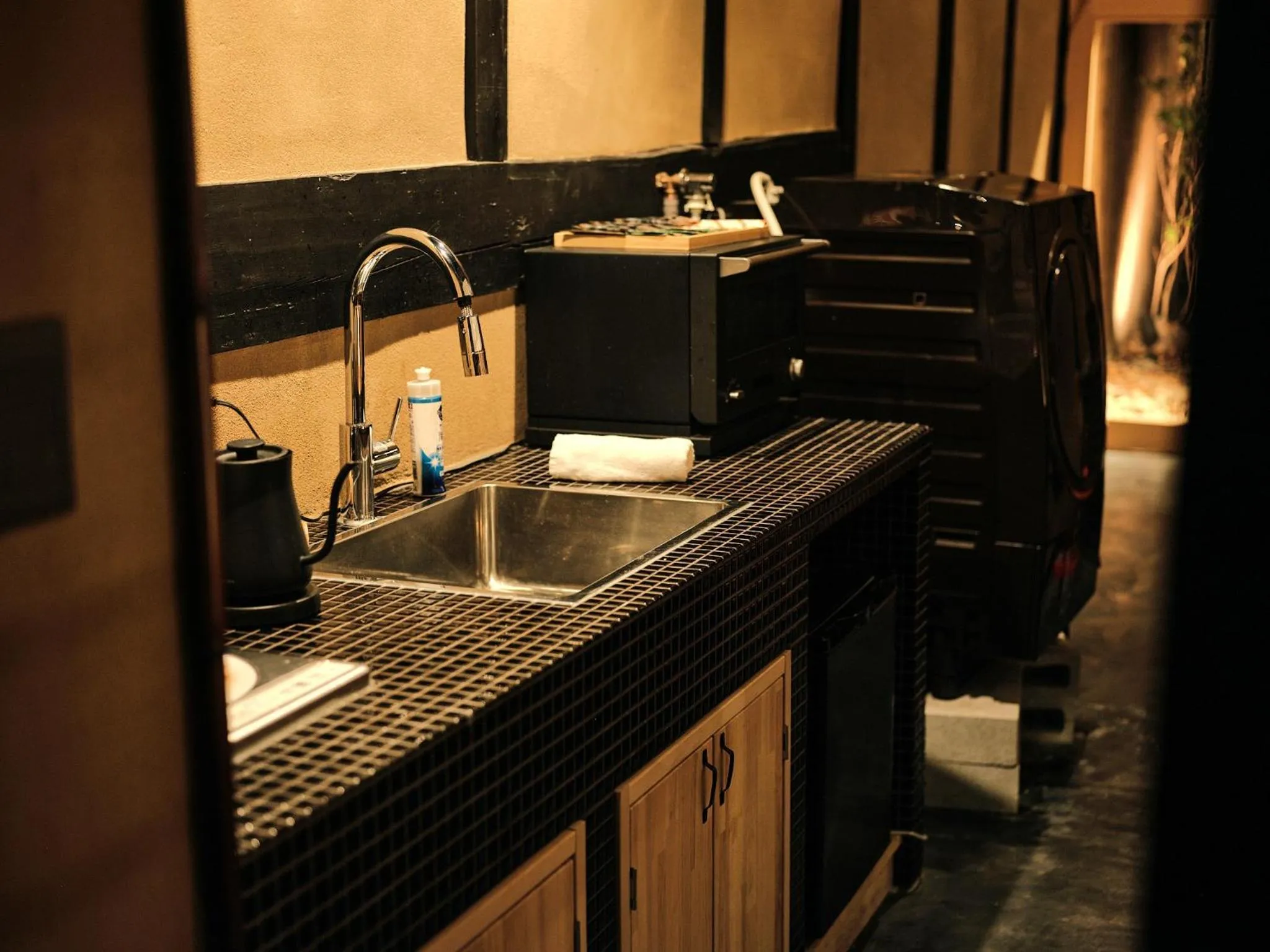 Kitchen or kitchenette in Tsumugi Hachijominamotocho