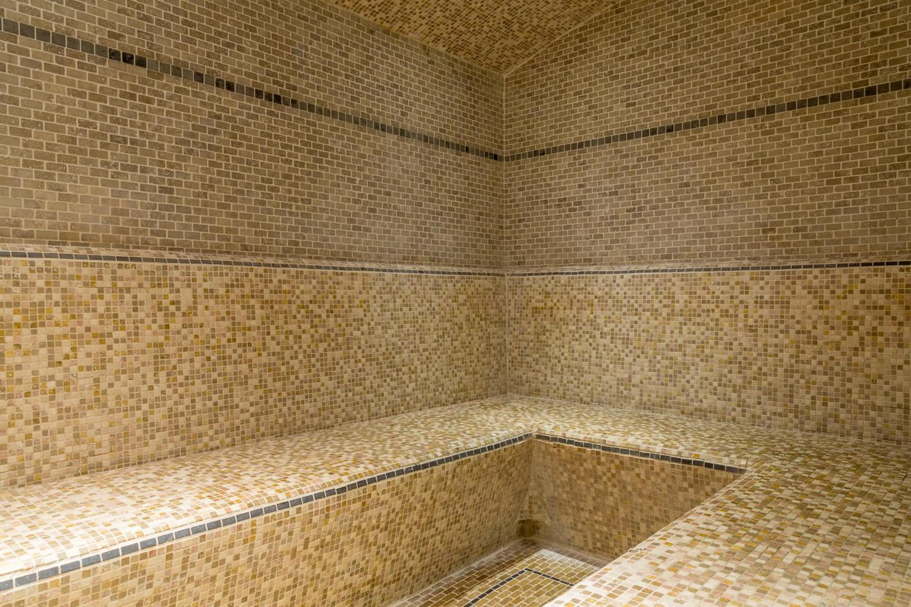 Steam room in The Originals Boutique Hôtel Spa Beuzeville Honfleur Sud