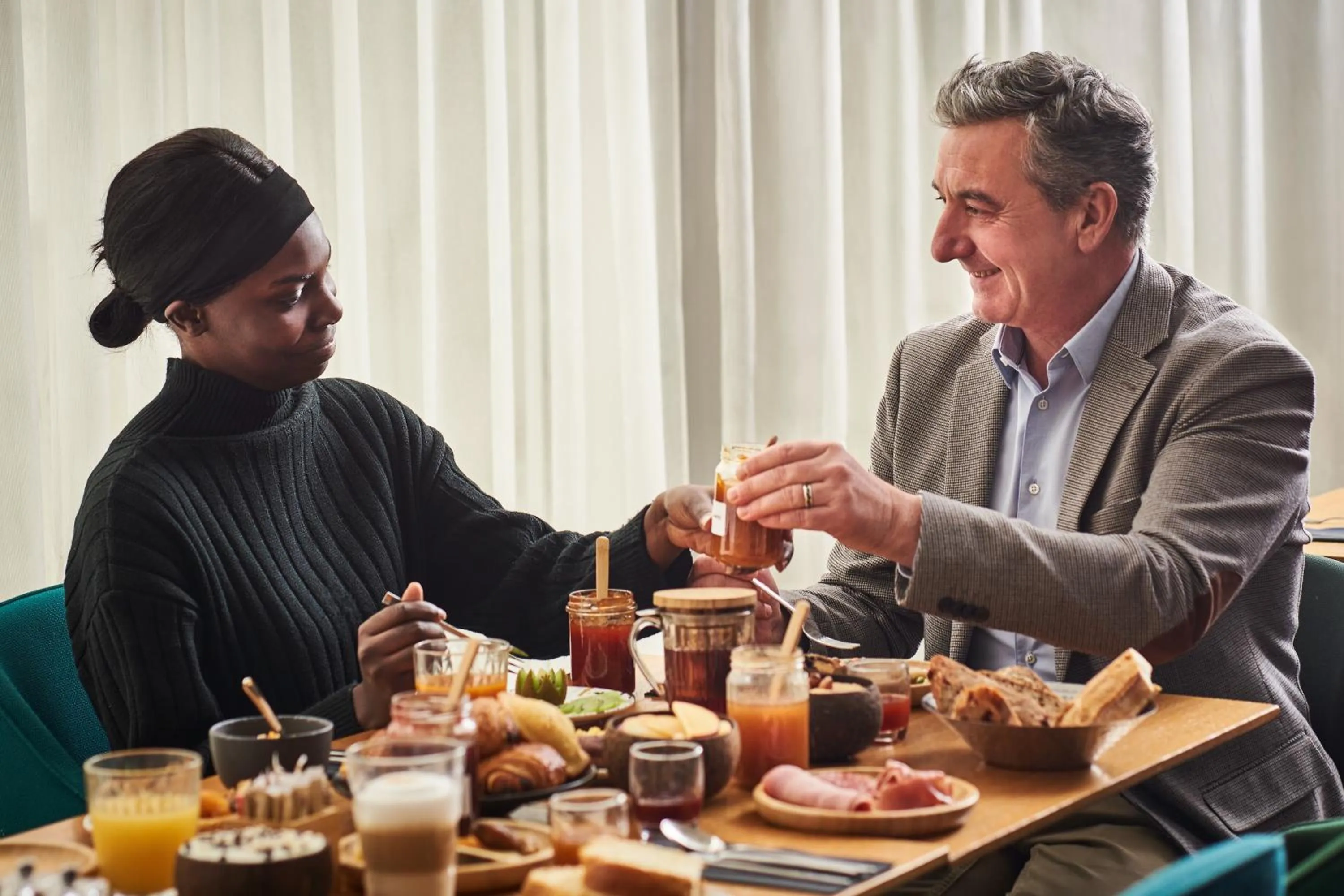 Breakfast in AppartHotel Mercure Paris Boulogne