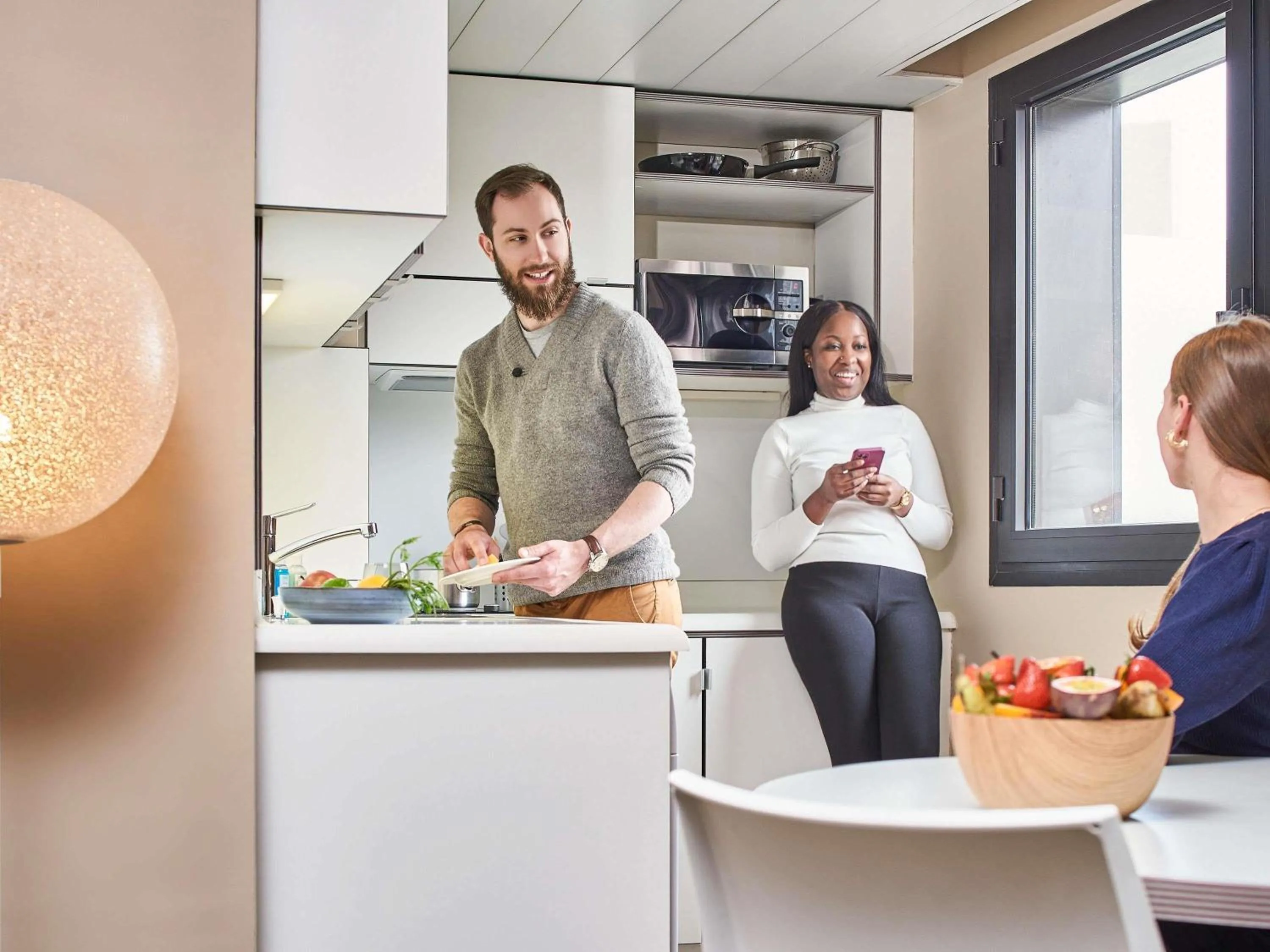Bedroom in AppartHotel Mercure Paris Boulogne